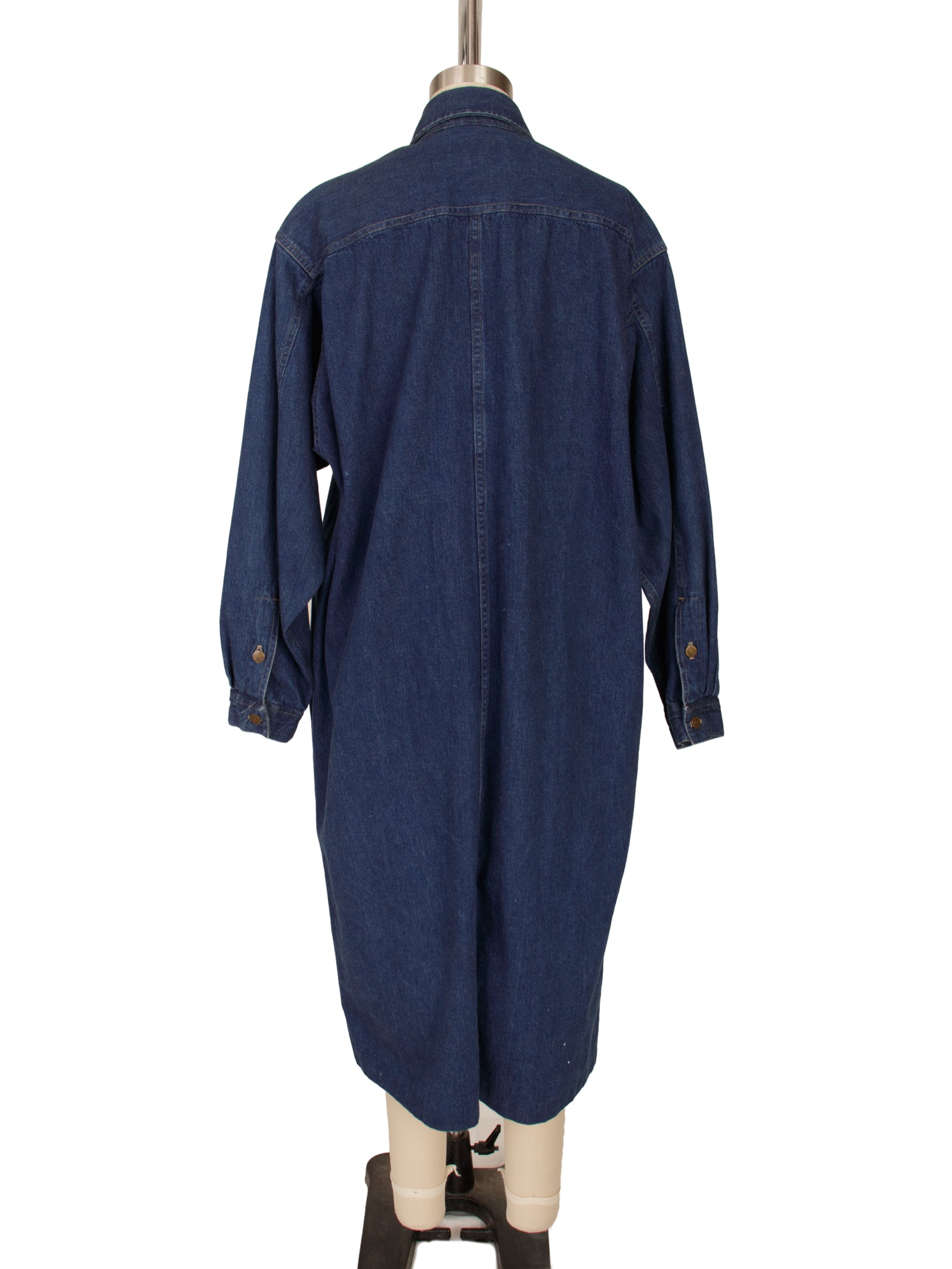 Calvin Klein Denim Oversize Coat Dress