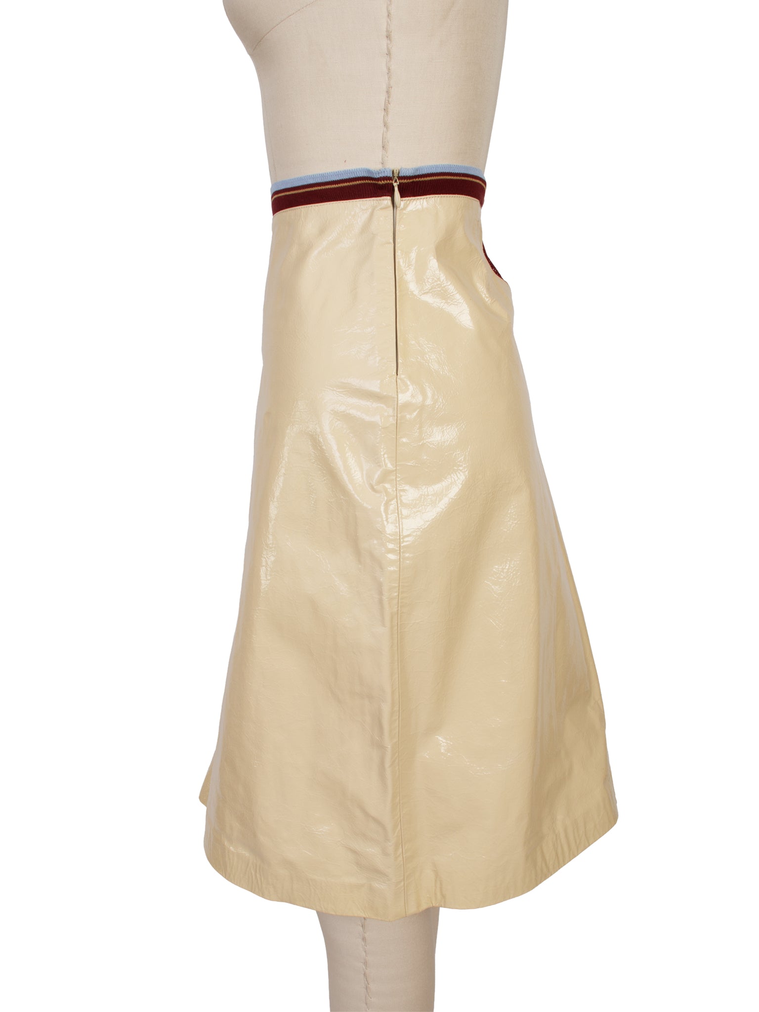 SS 2000 Miu Miu Patent Leather Skirt