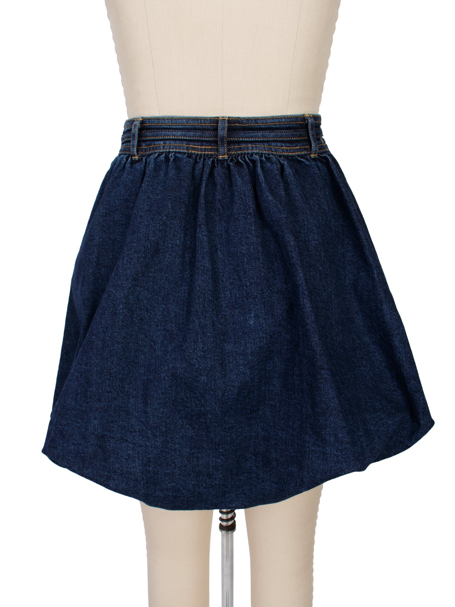 Cinq a Sept Denim Bubble Mini Skirt