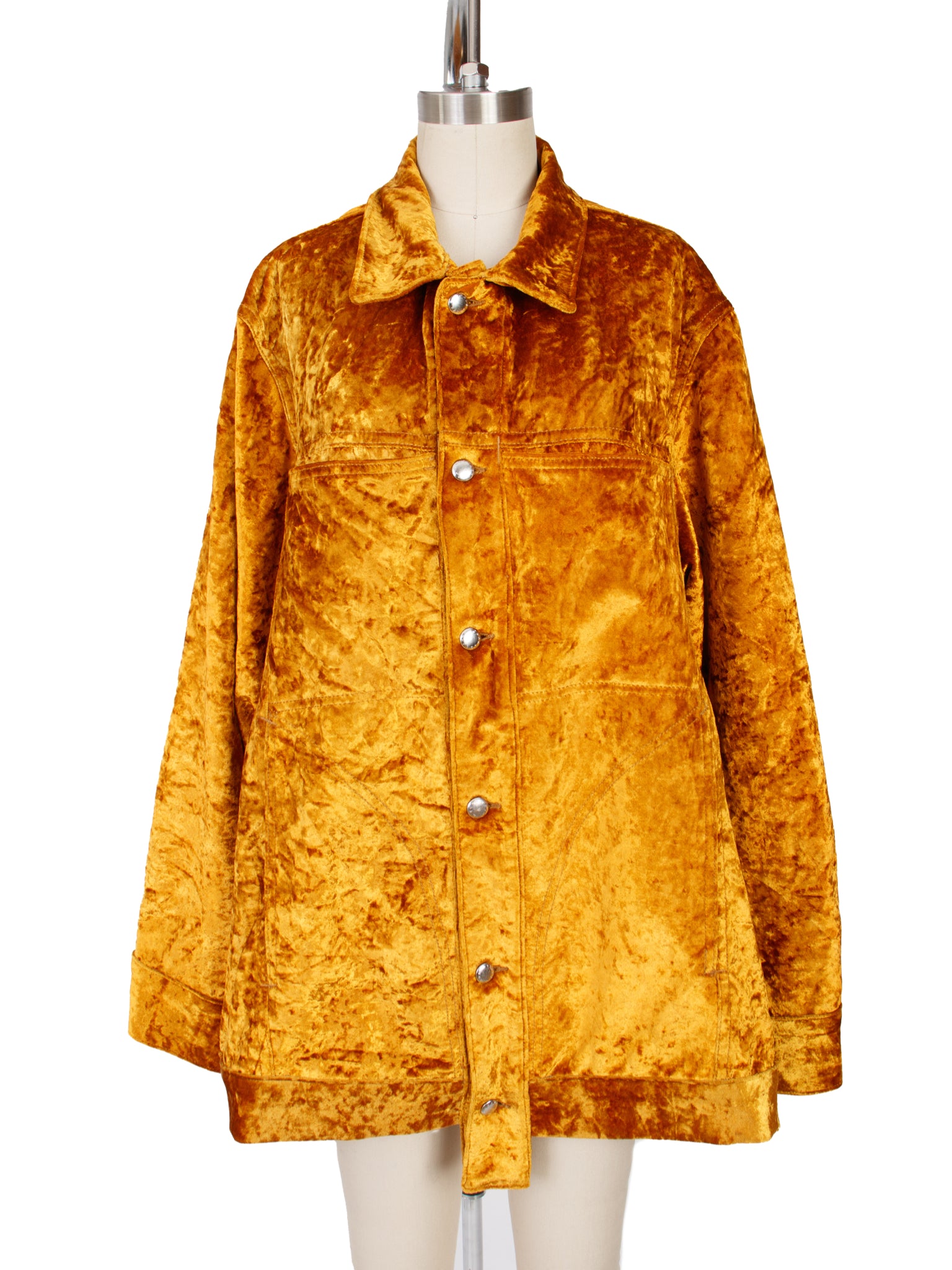Eckhaus Latta Crushed Velvet Jacket