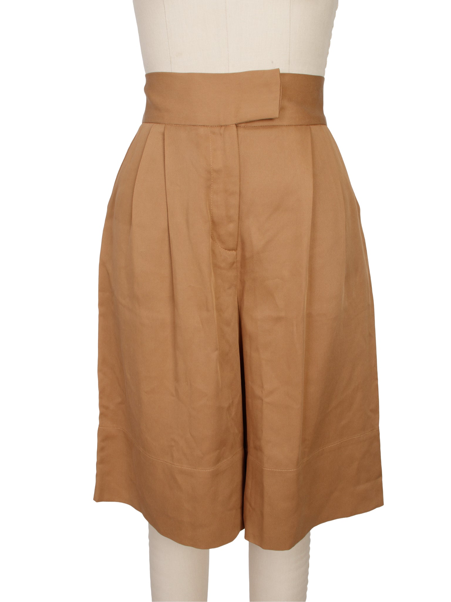 St. Agni Tencel Twill Pleat Shorts