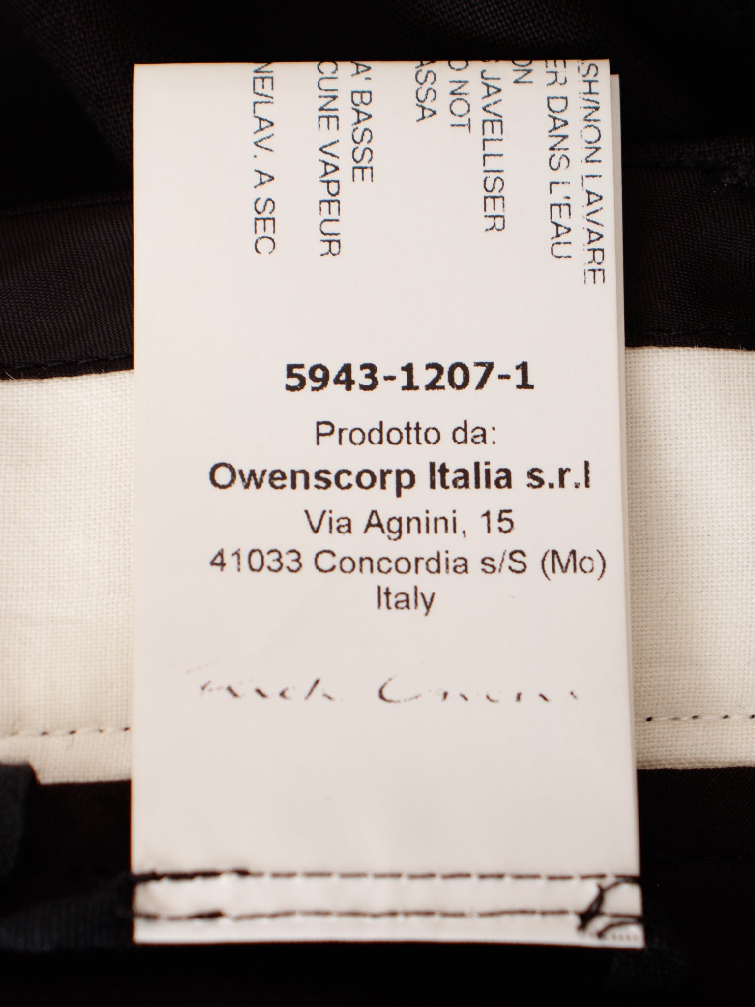 Rick Owens Virgin Wool Cropped Trousers