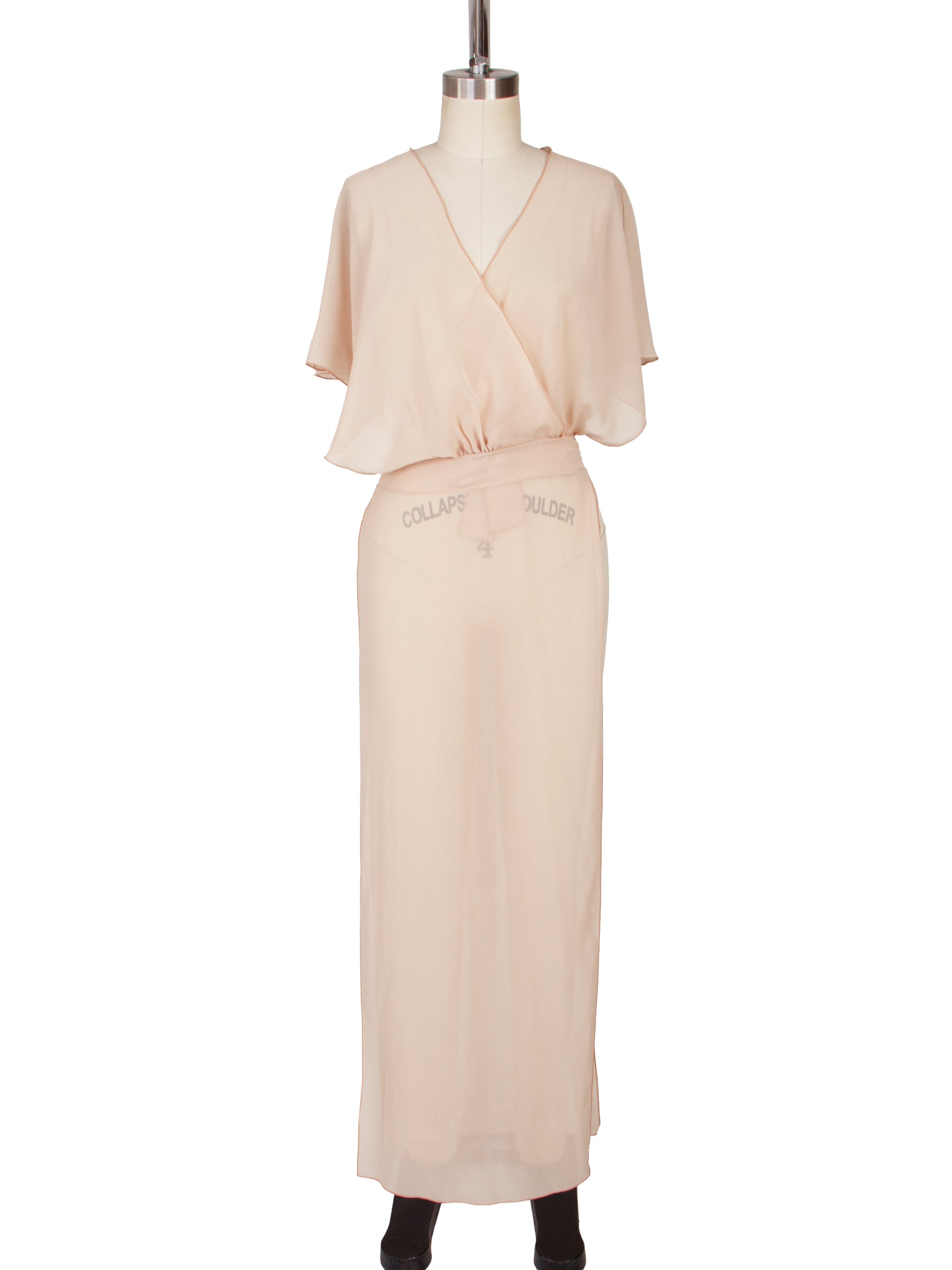 Elisabetta Rogiani Chiffon Wrap Dress