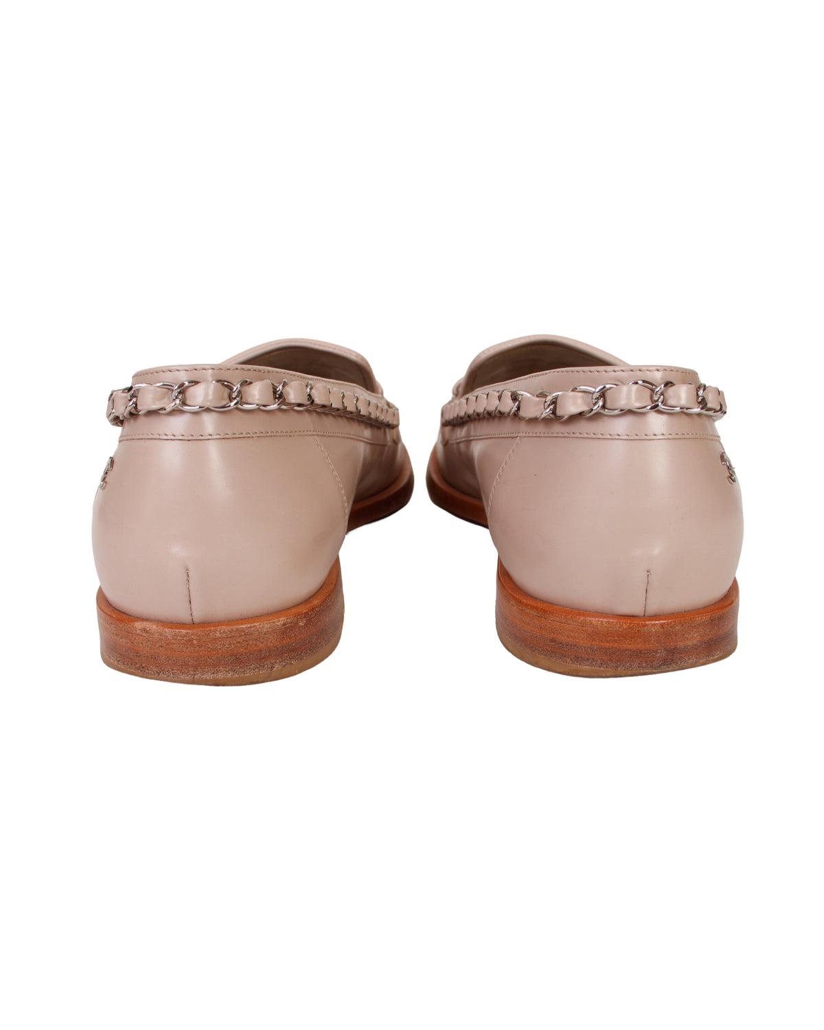 Chanel Interlocking CC Chain Loafers*