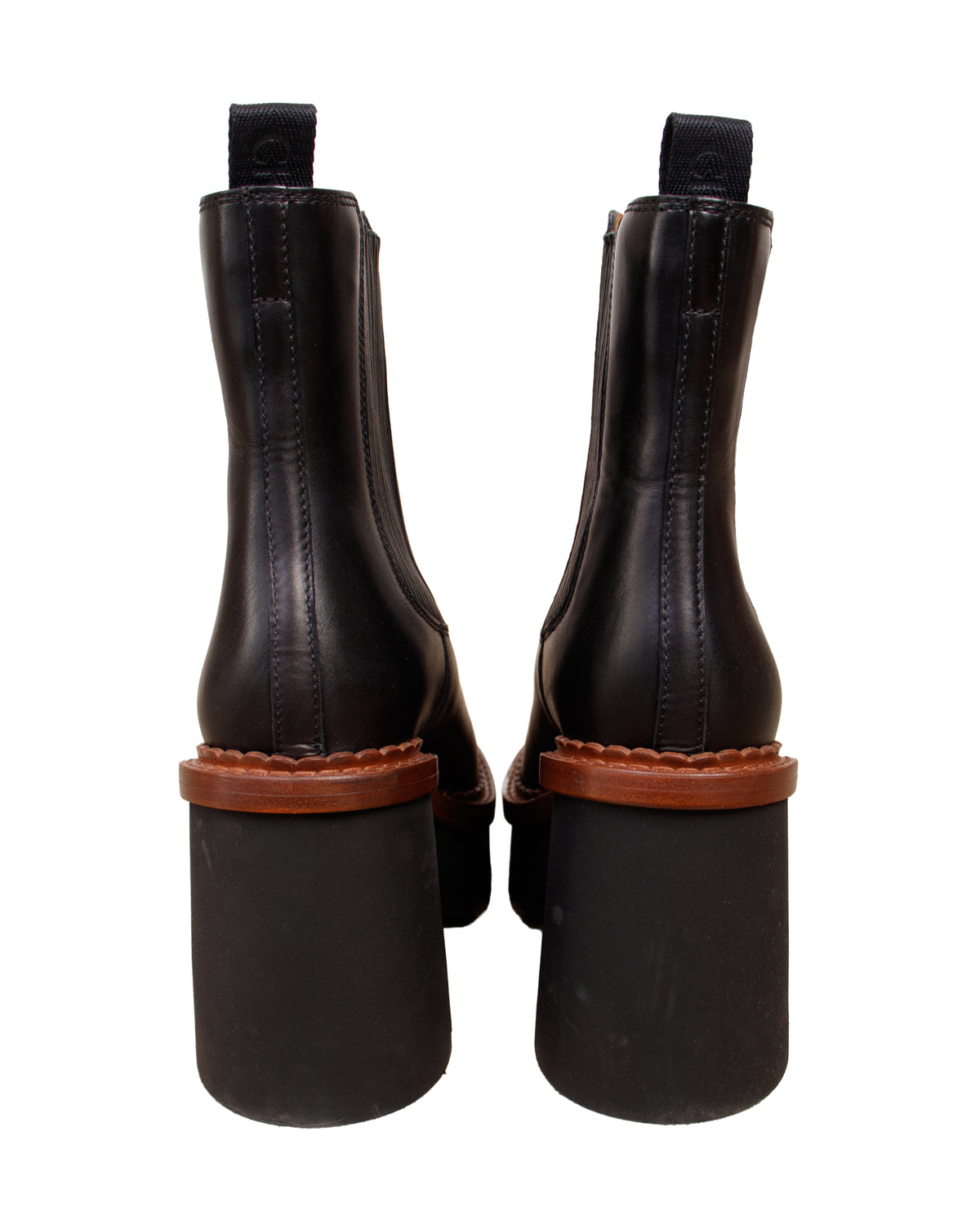 Chloe Owena Platform Chelsea Boots
