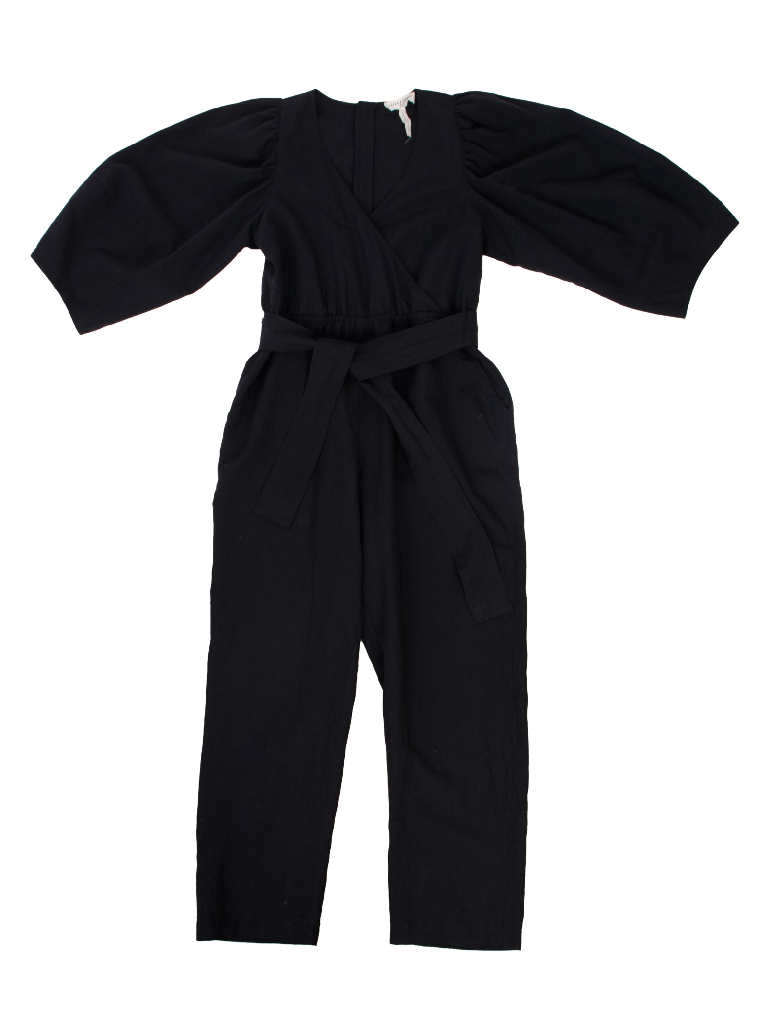 Apiece Apart Poet Sleeve Straight Leg Jumpsuit