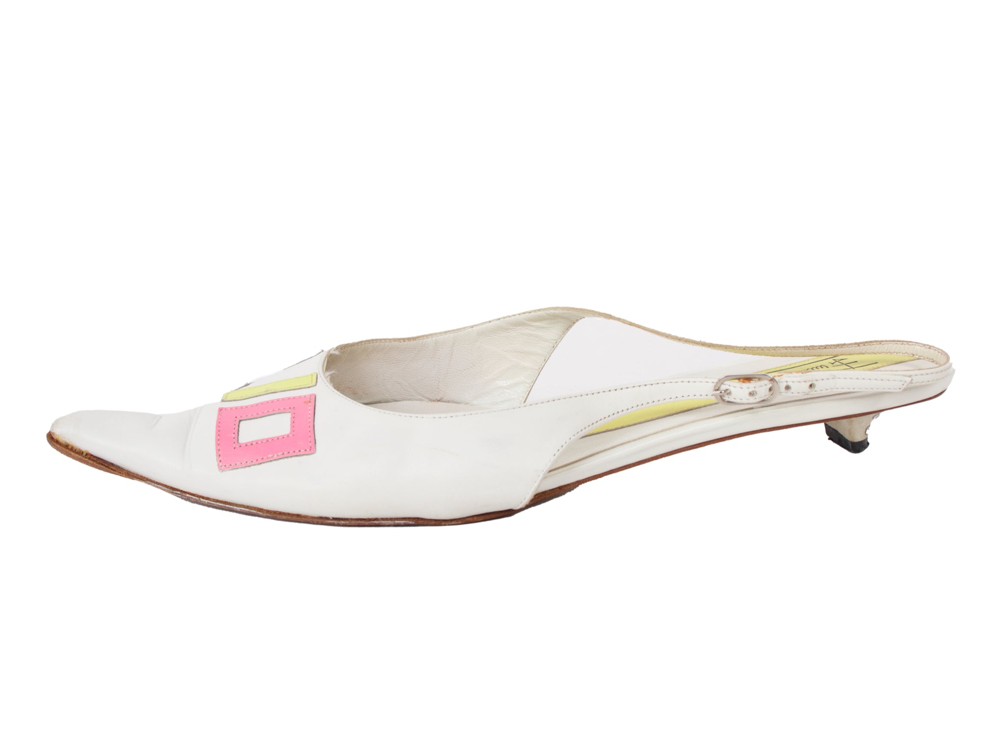 Emilio Pucci Logo Kitten Heels