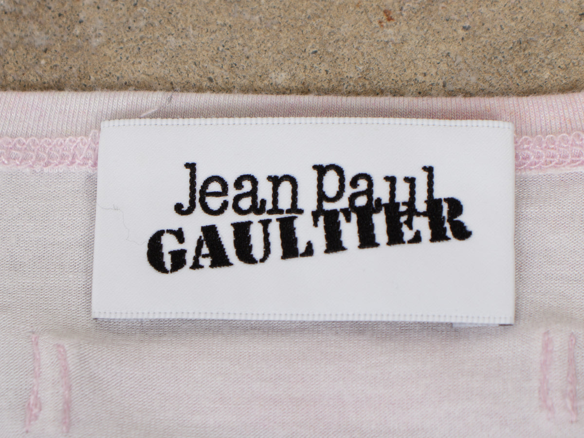 Jean Paul Gaultier Floral Body Print Top