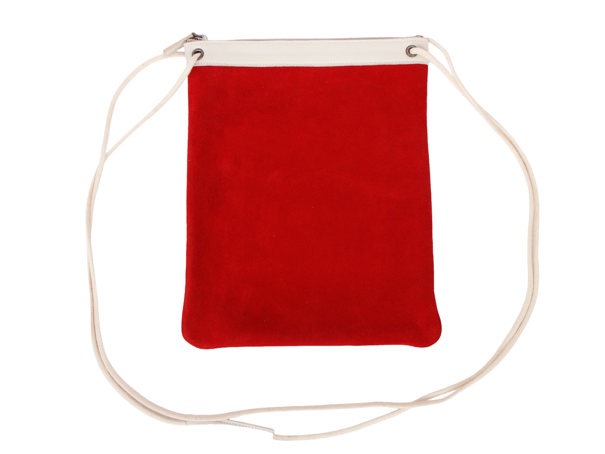 Dries Van Noten Suede & Cord Messenger Bag