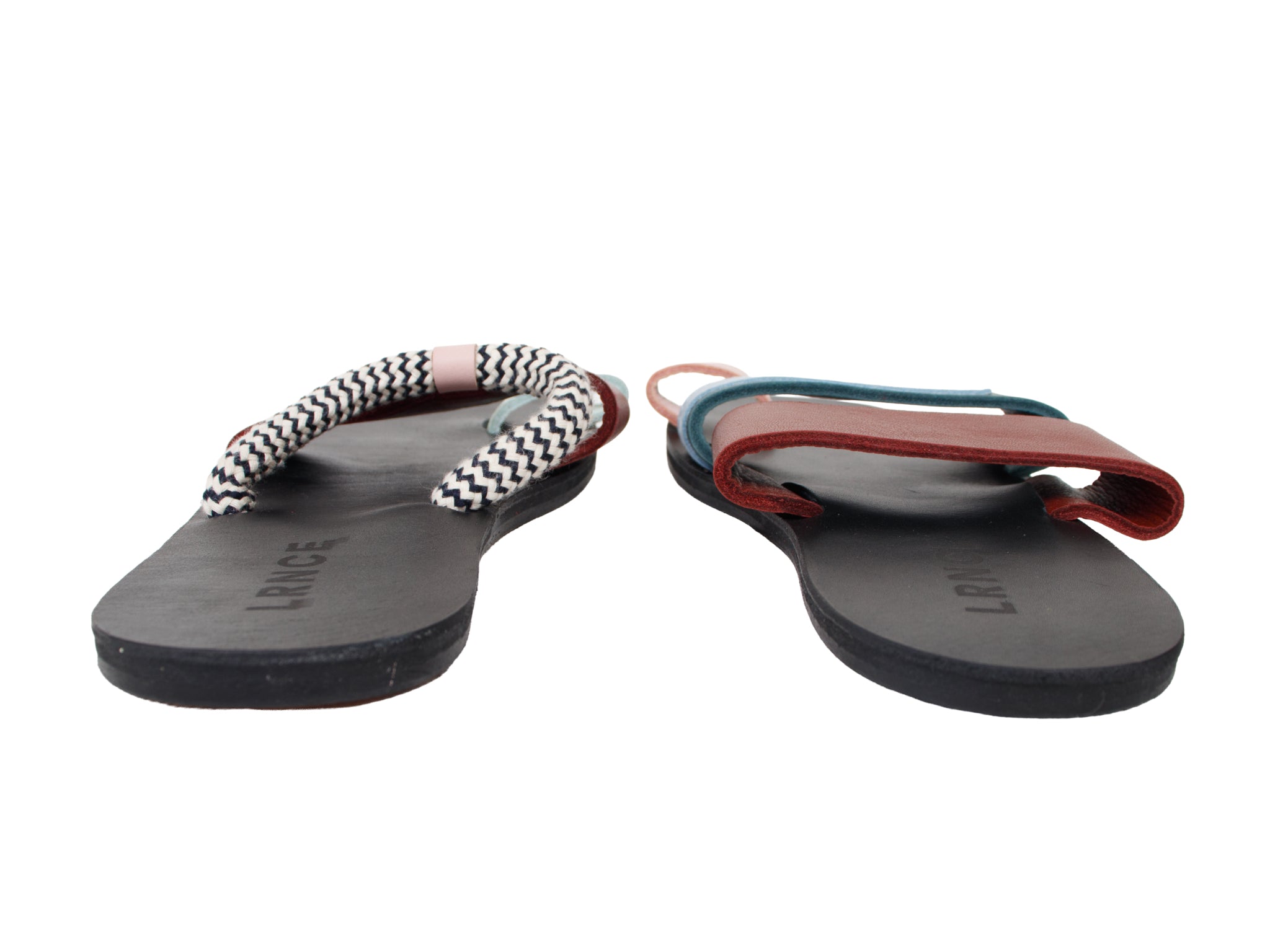 Lrnce Bhal Bhal Leather Asymetric Sandals