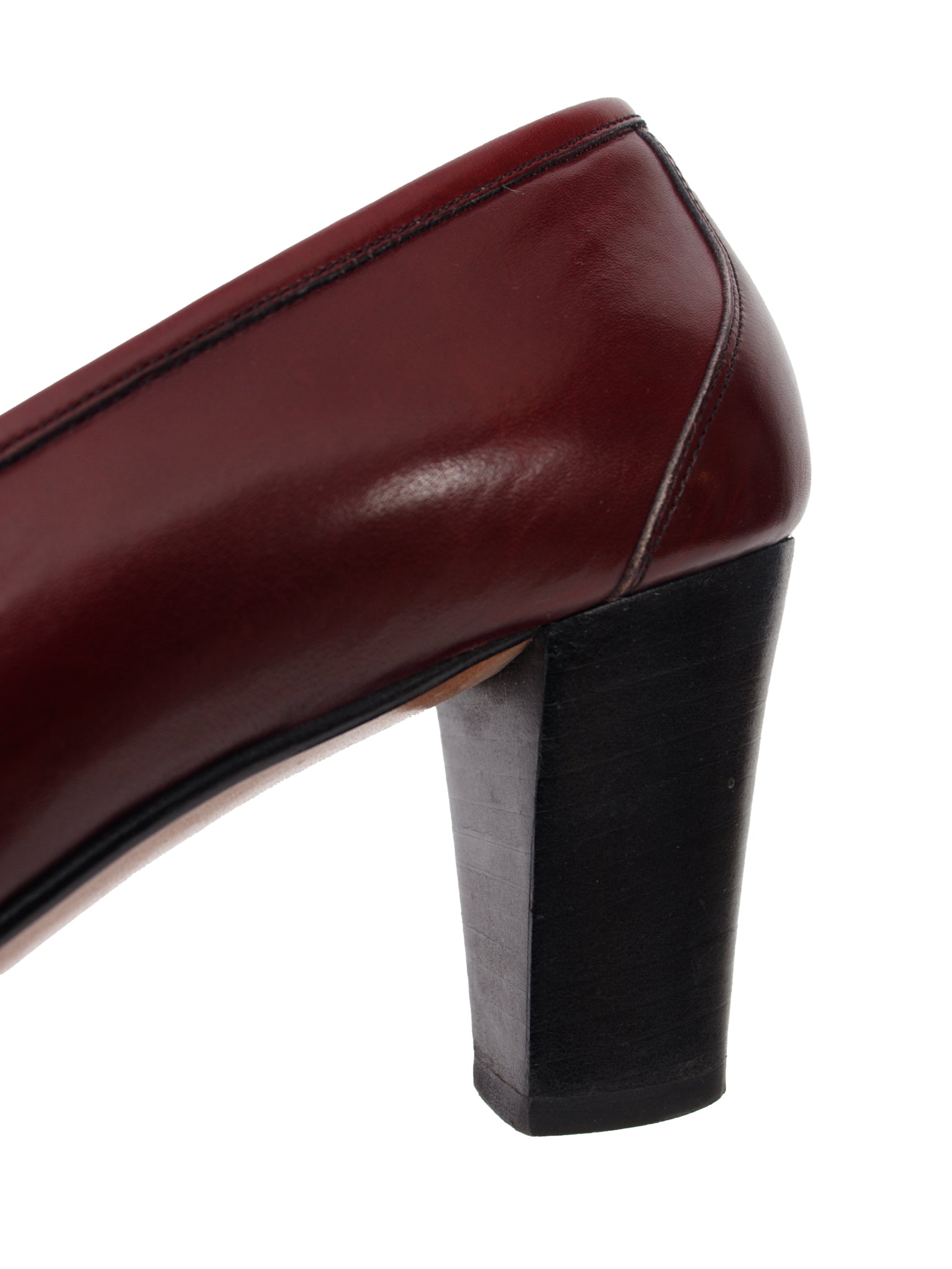 1970s Gucci GG Tassel Mid-Heel Loafers