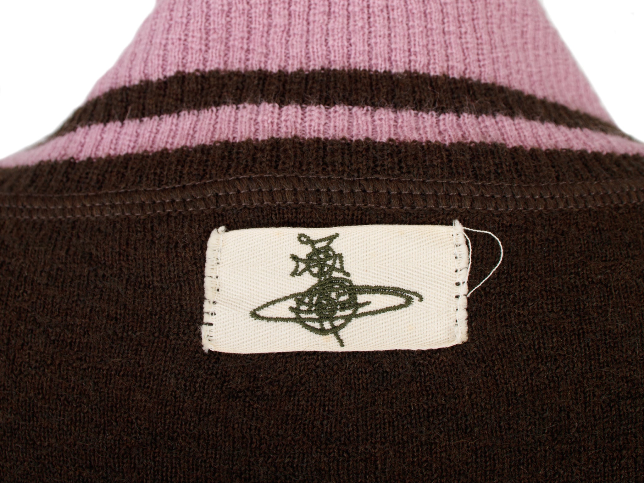 Vivienne Westwood Boiled Wool Trompe L'Oeil Cardigan