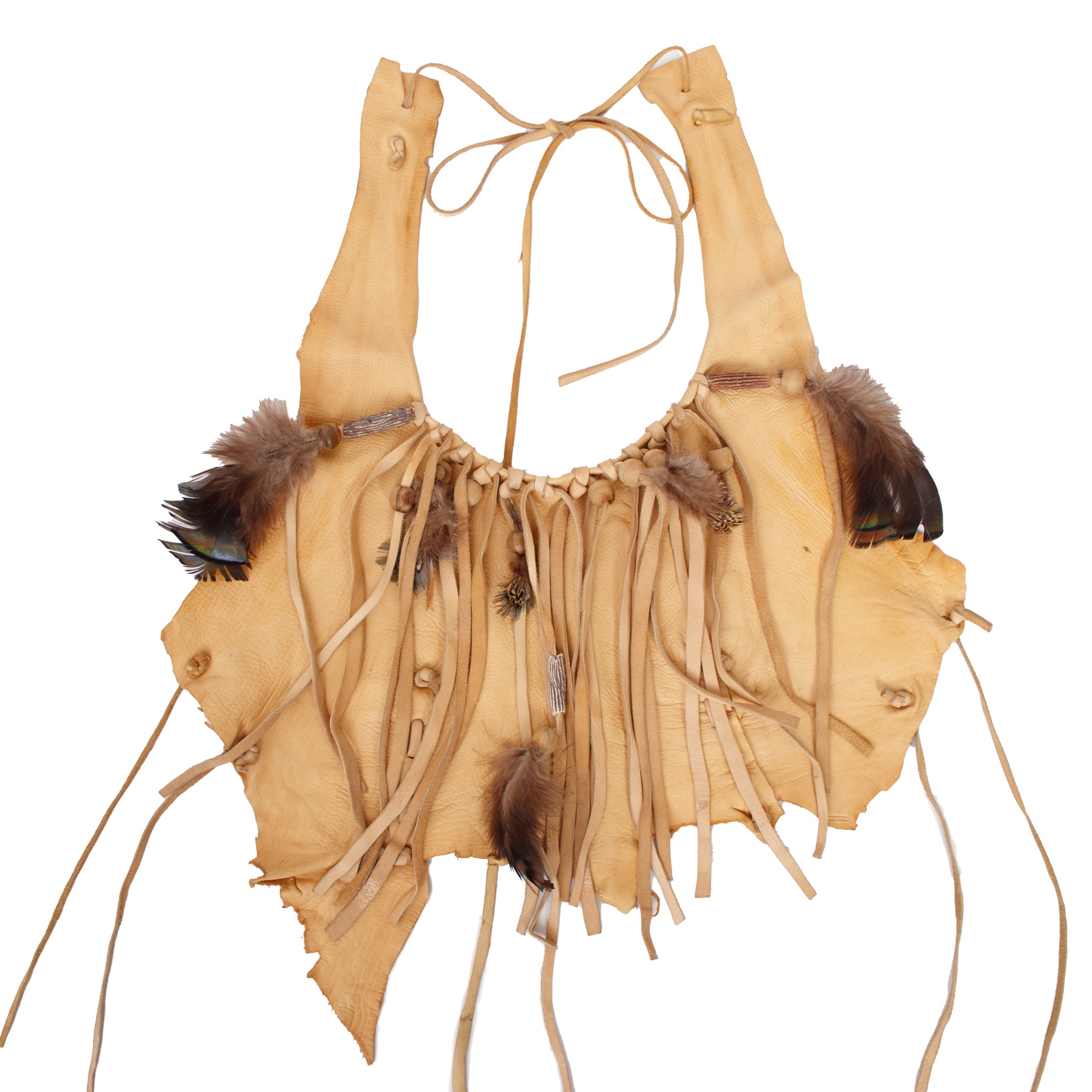 The Hidery Denim & Doe Skin Halter & Skirt Set