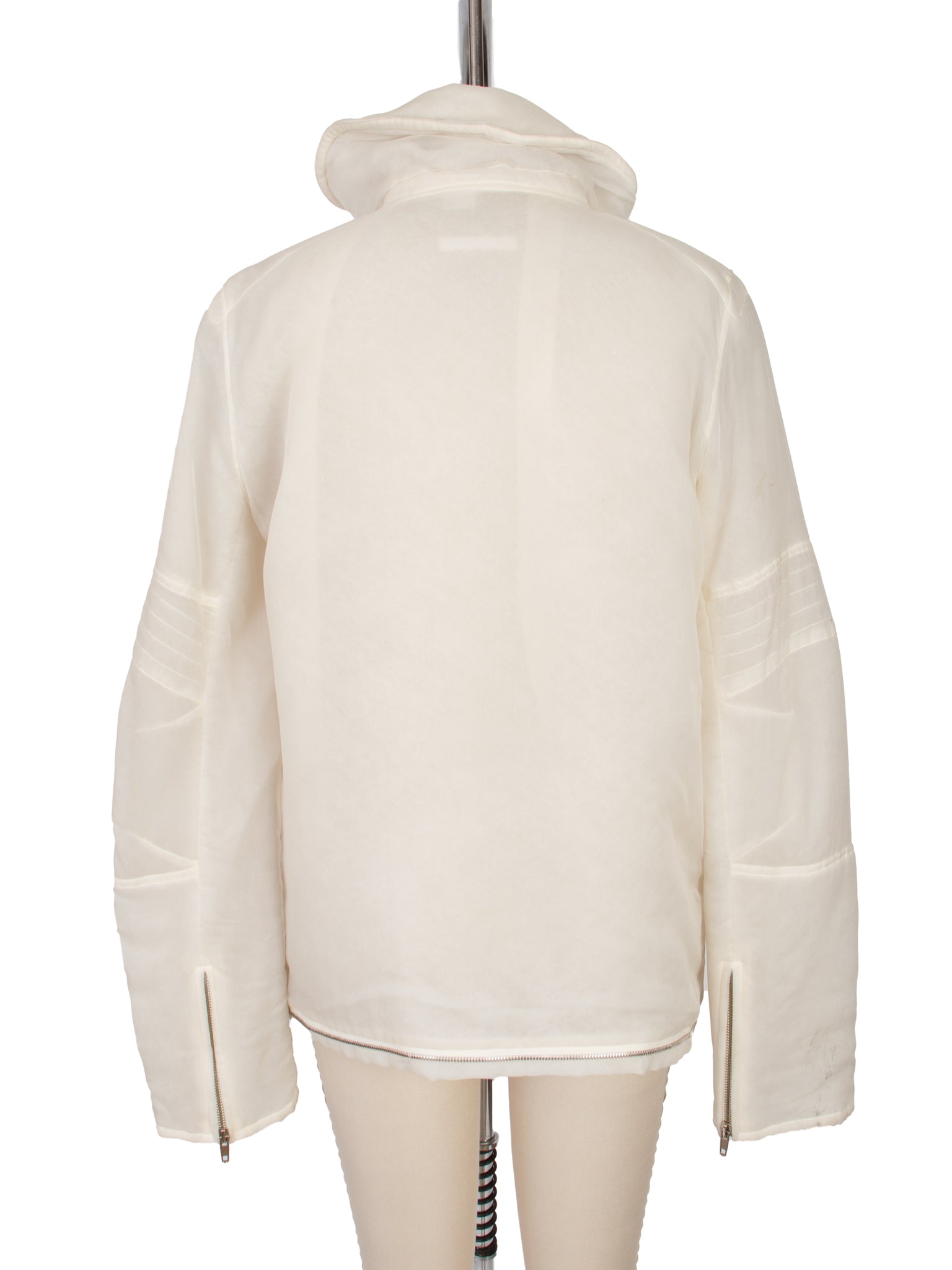 FW 1999 Helmut Lang Silk Organza Astro Biker Jacket