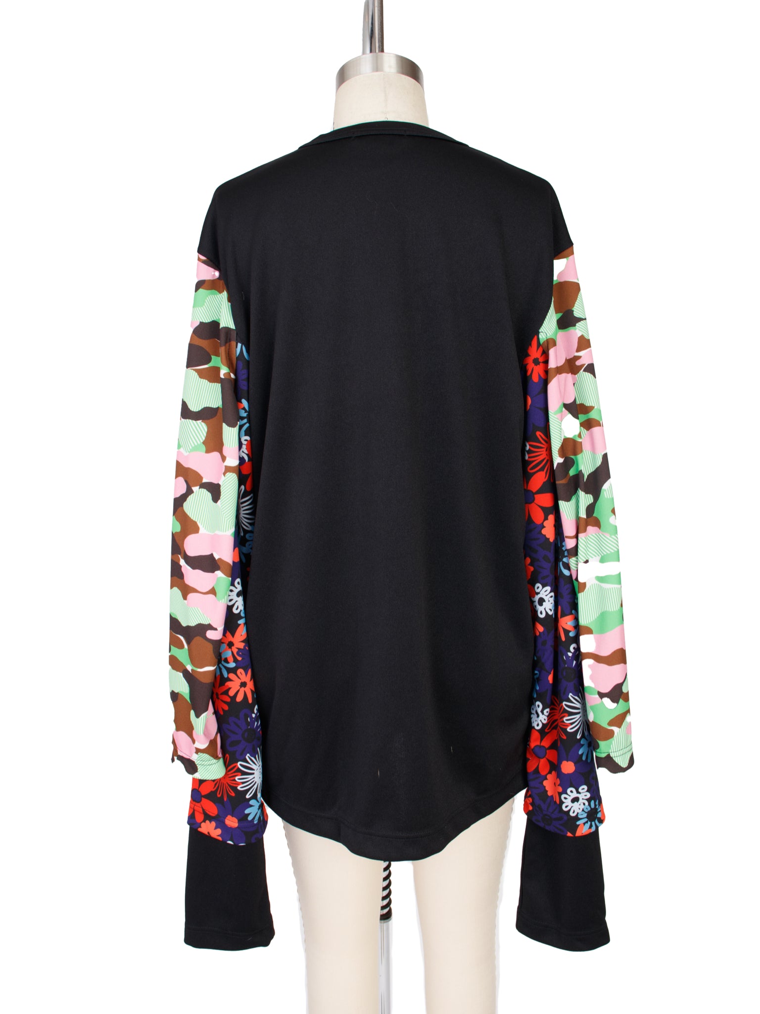 F/W 2020 Comme des Garcons Homme Plus Printed Triple Sleeve Sweatshirt
