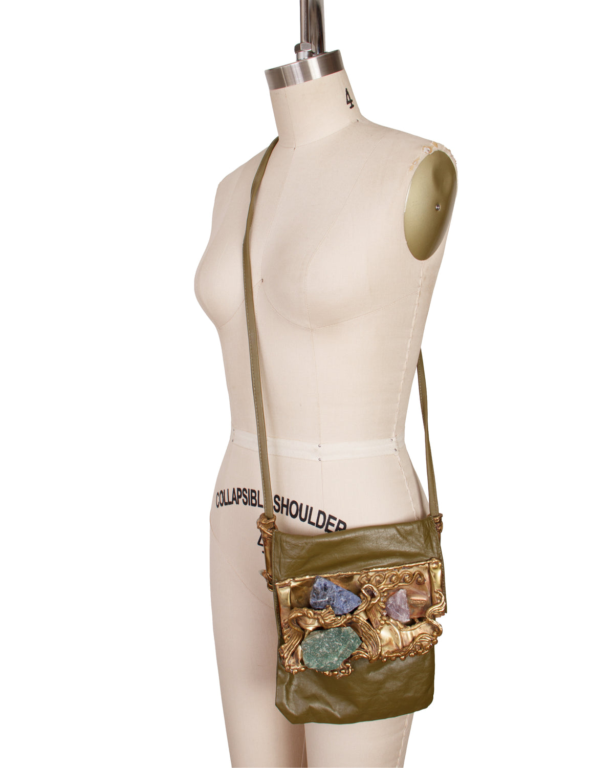 Carvalhu Rio Ernande Brutalist Quartz Crossbody Bag