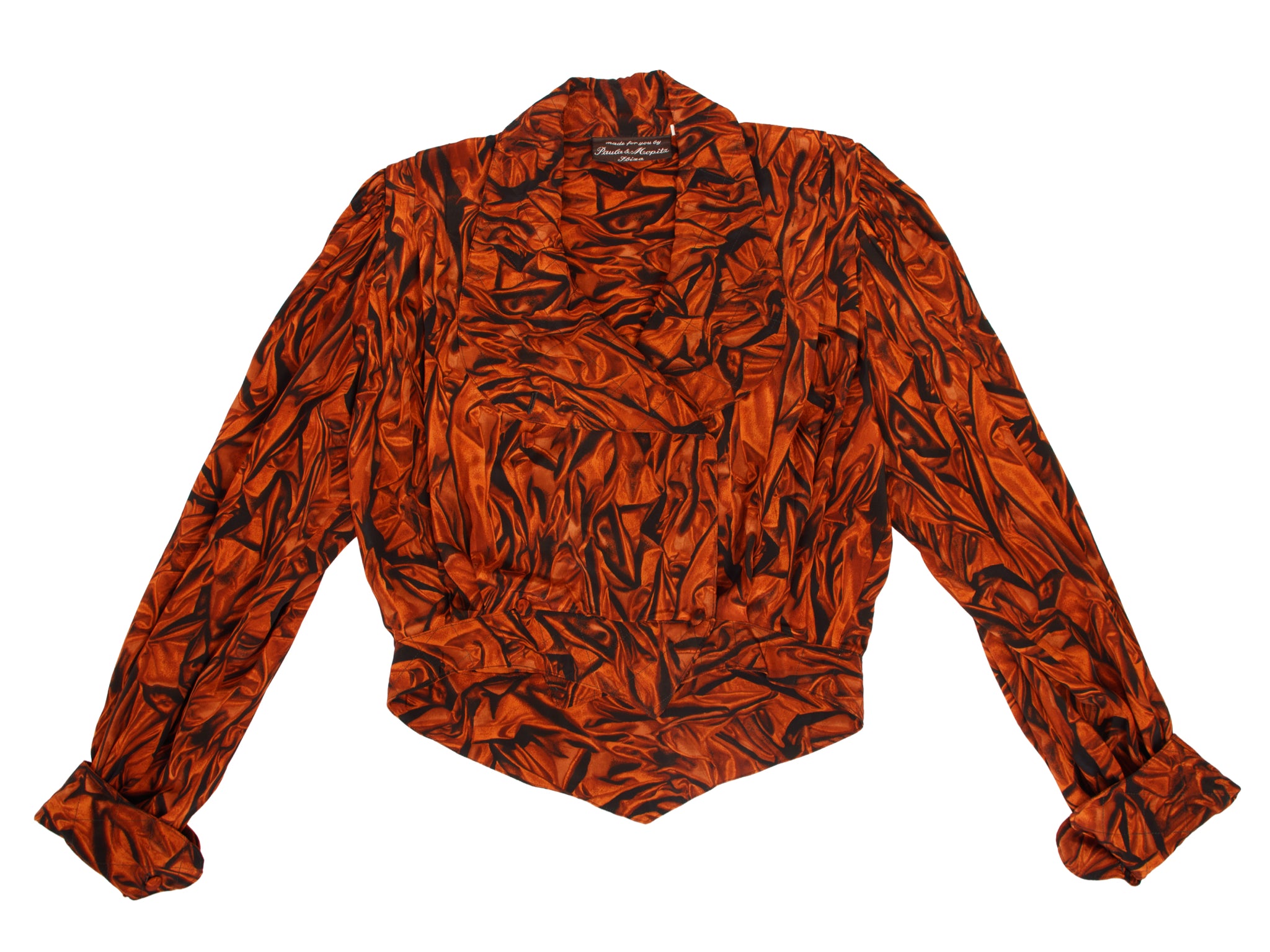 Paula & Mopitz Ibiza Trompe L'Oeil Crop Jacket