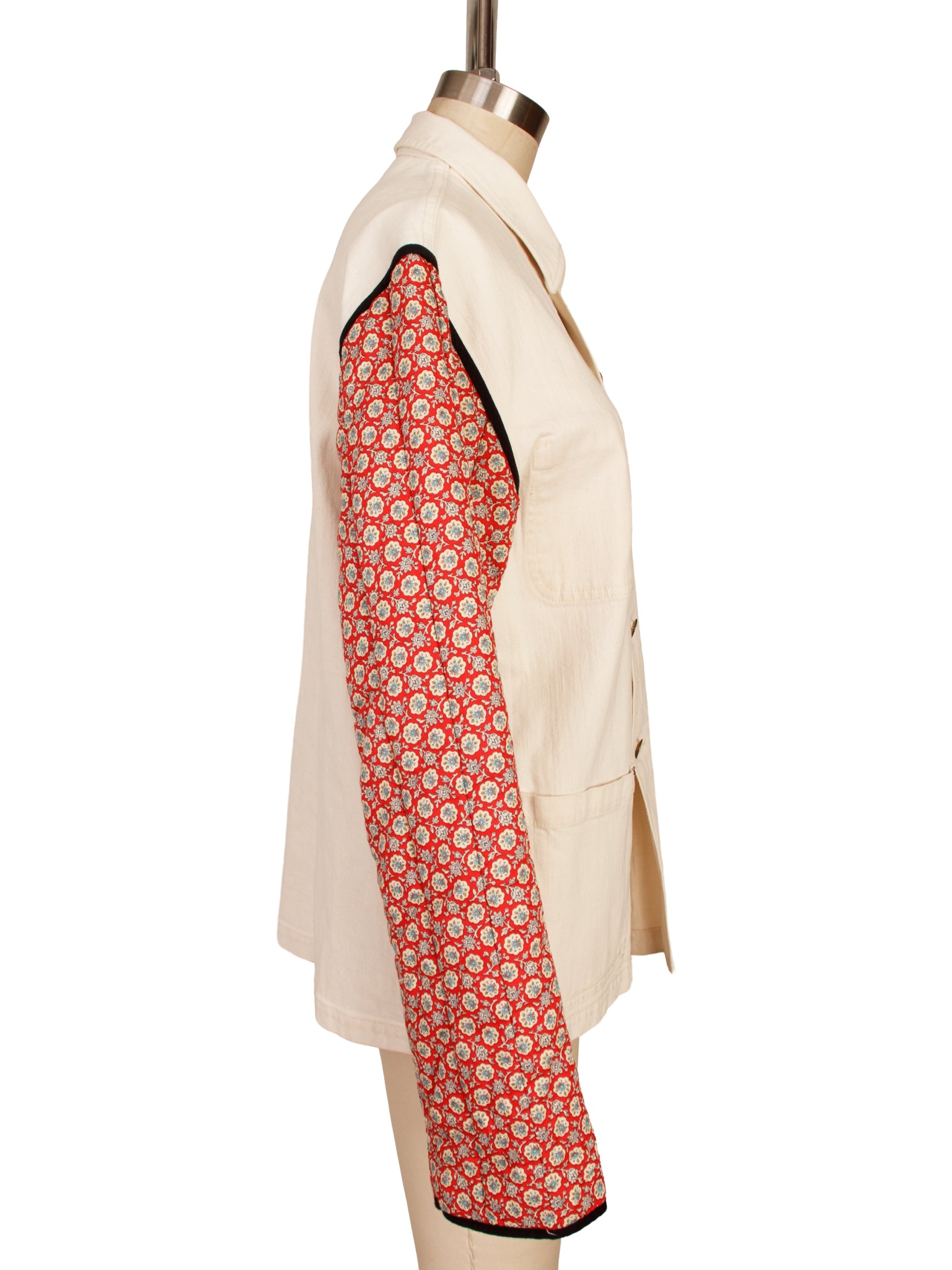 Caron Callahan Floral Quilt Sleeve Jacket
