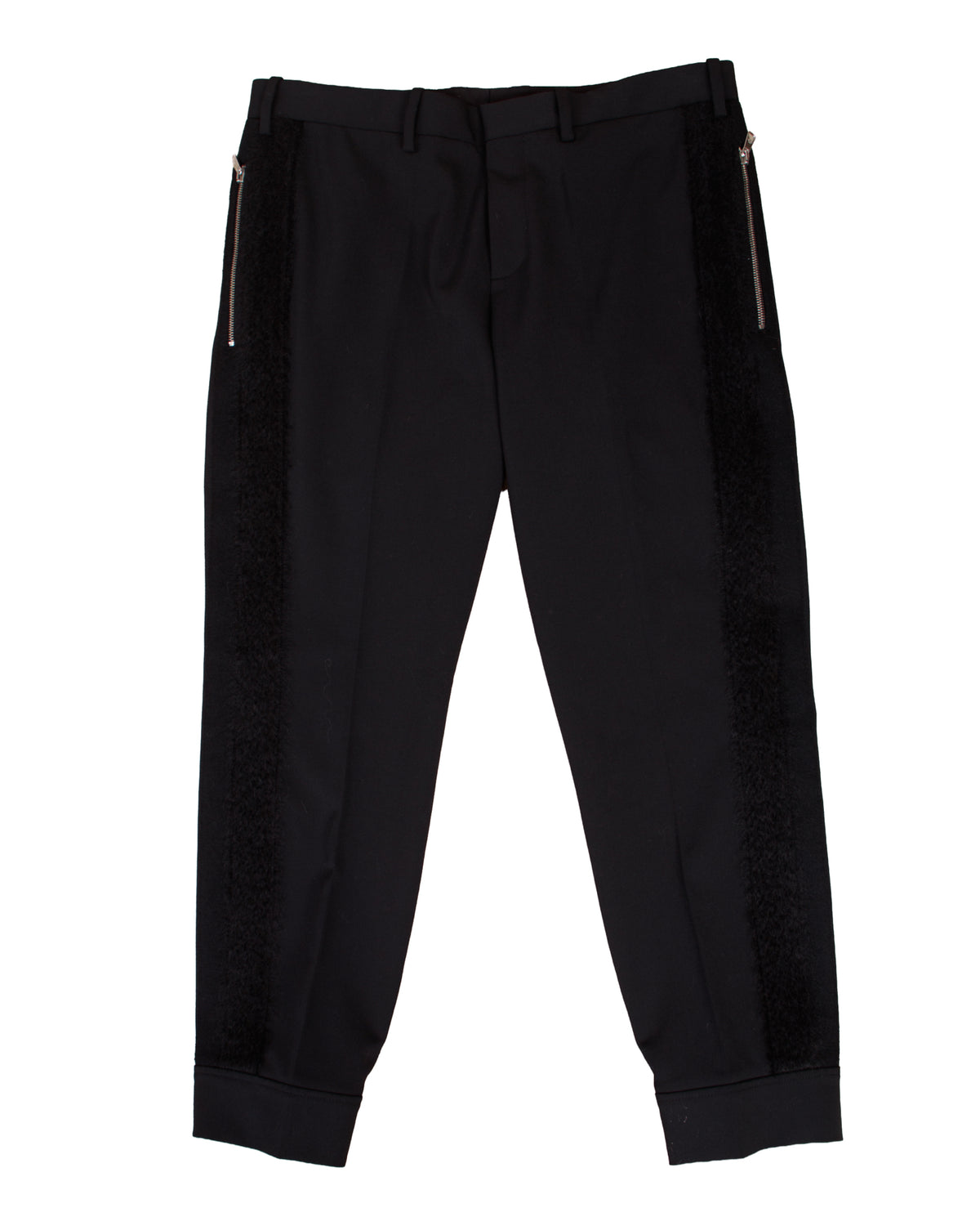 Neil Barrett Wool Blend Tuxedo Stripe Trousers