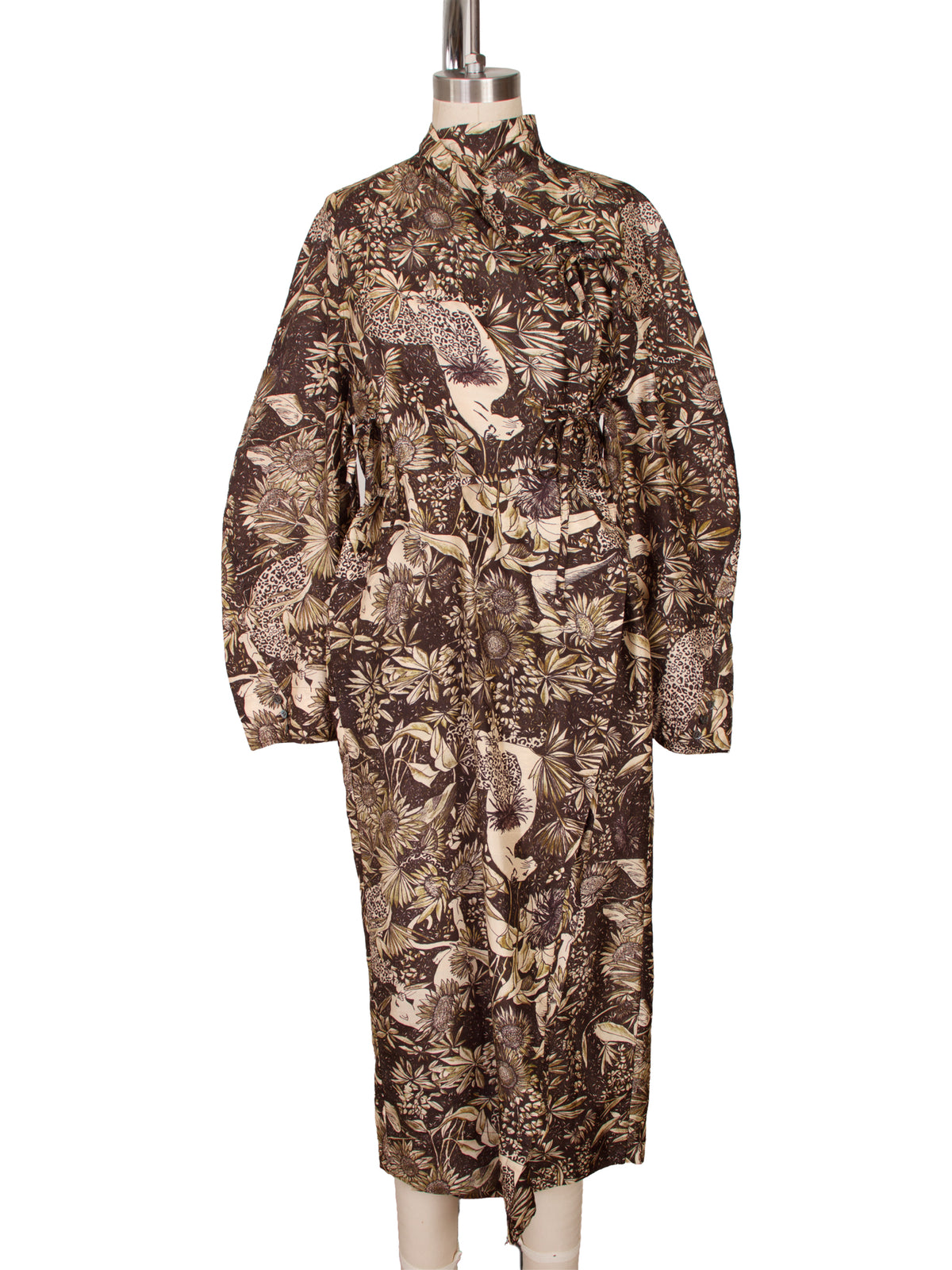 Soeur Susie Silk Panther Print Dress