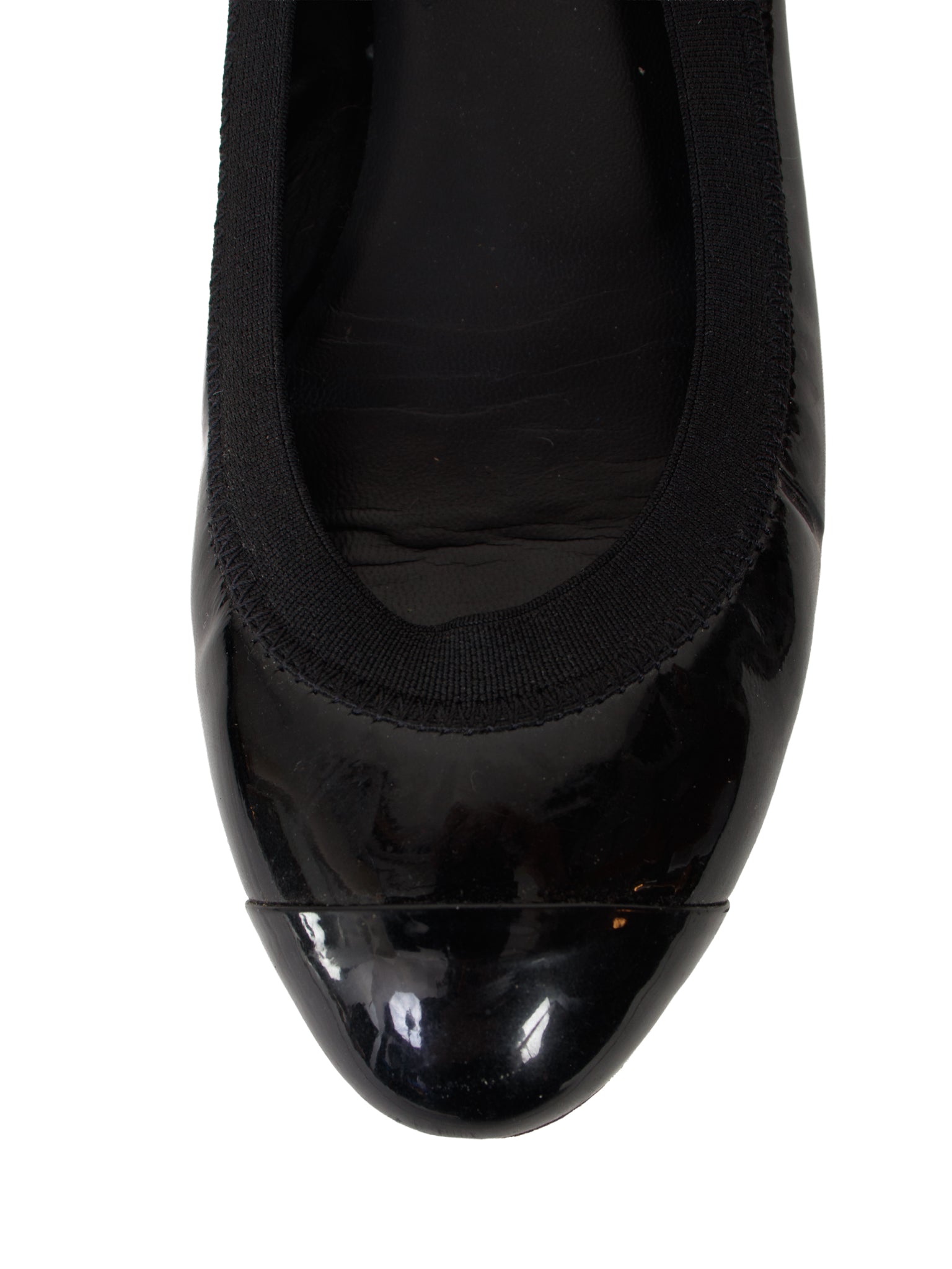 2008 Chanel Patent Leather Ballet Flats as-is