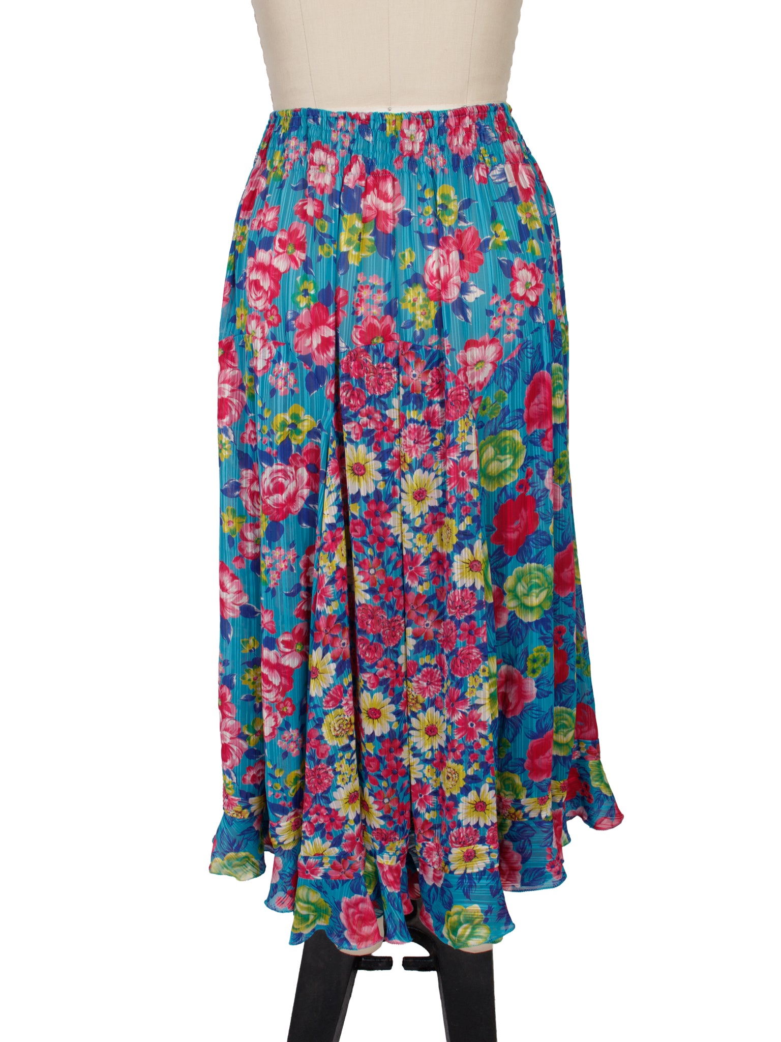 Diane Freis Floral Stripe Jacquard Skirt Set