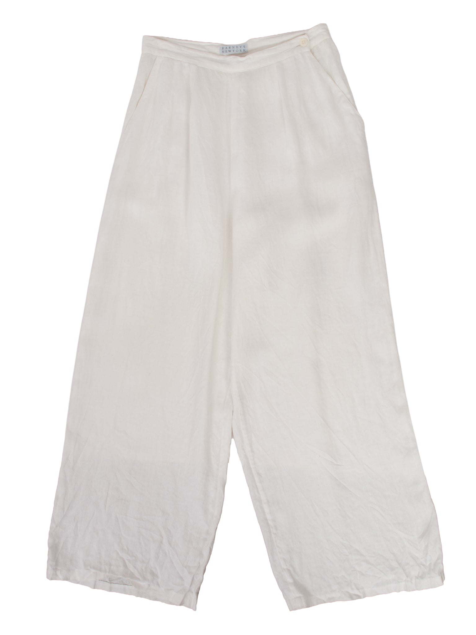 Barney's New York Linen Wide Leg Pants