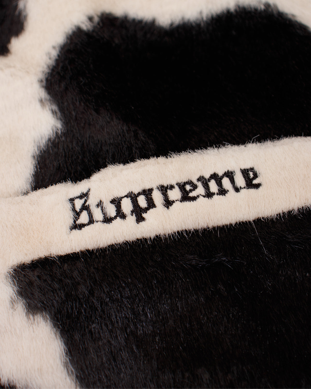 Supreme Faux Cowhide Cardigan