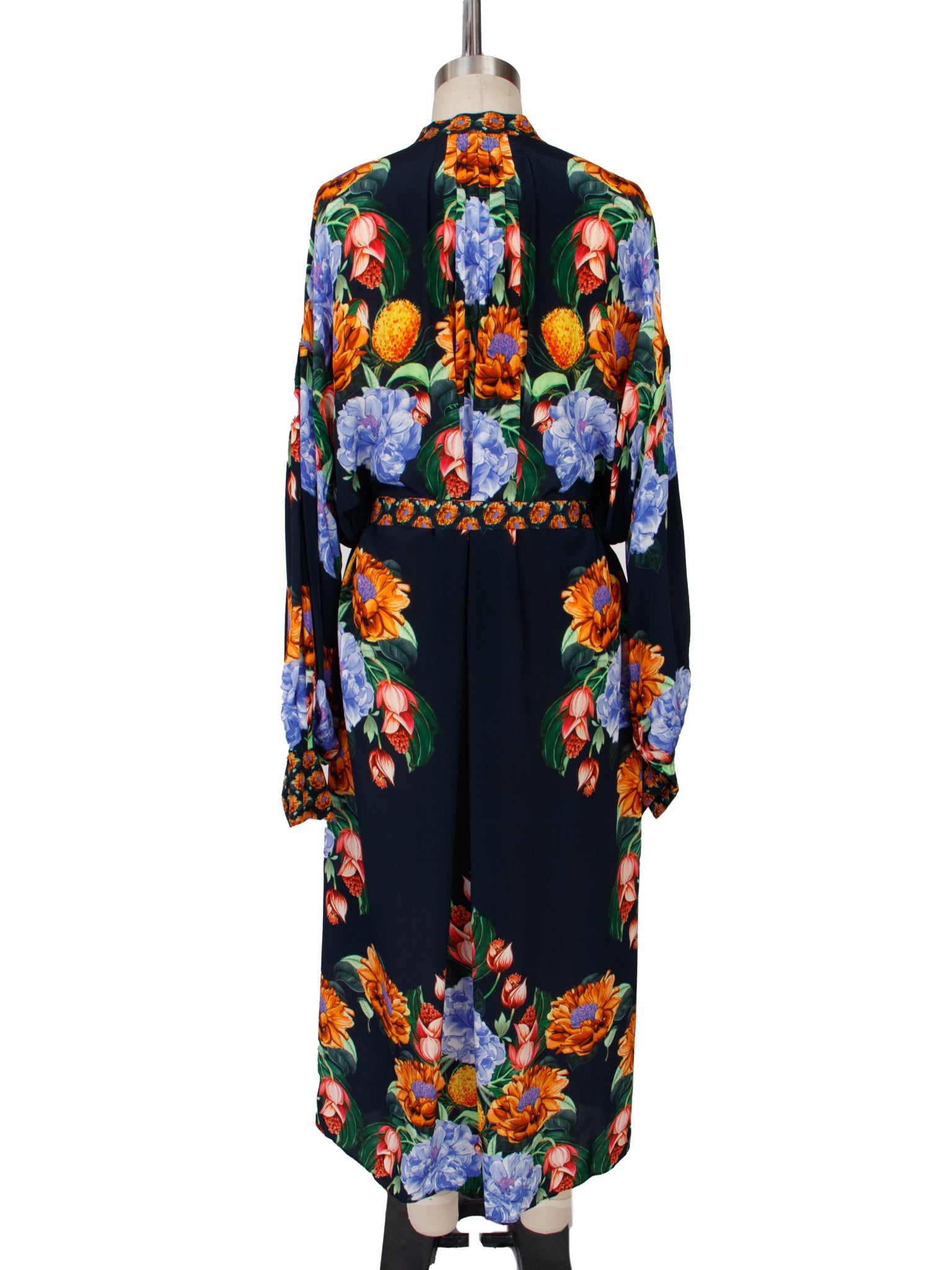 Borgo De Nor Camilla Floral Crepe de Chine Dress
