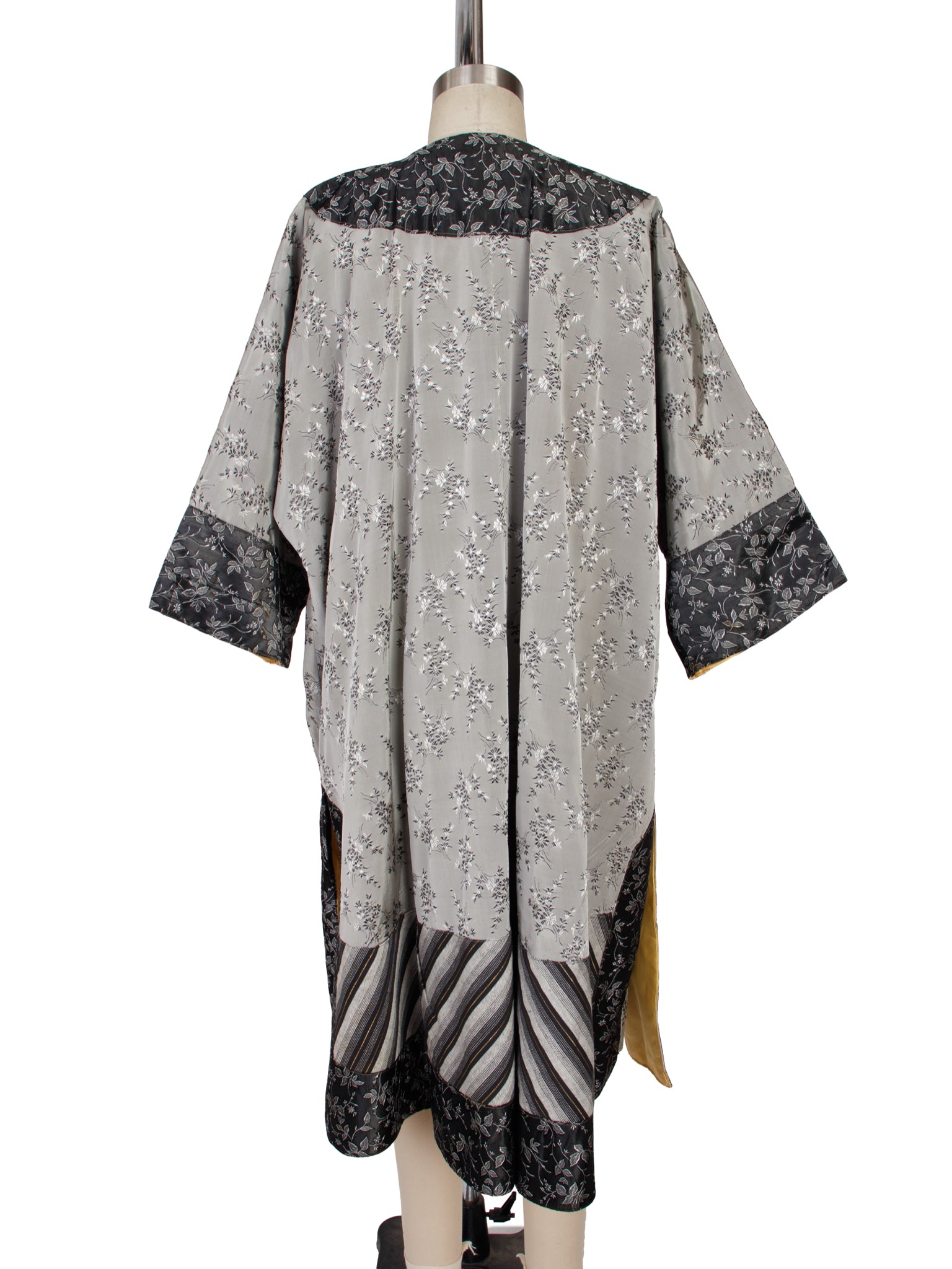 Silk Floral Embroidered Robe