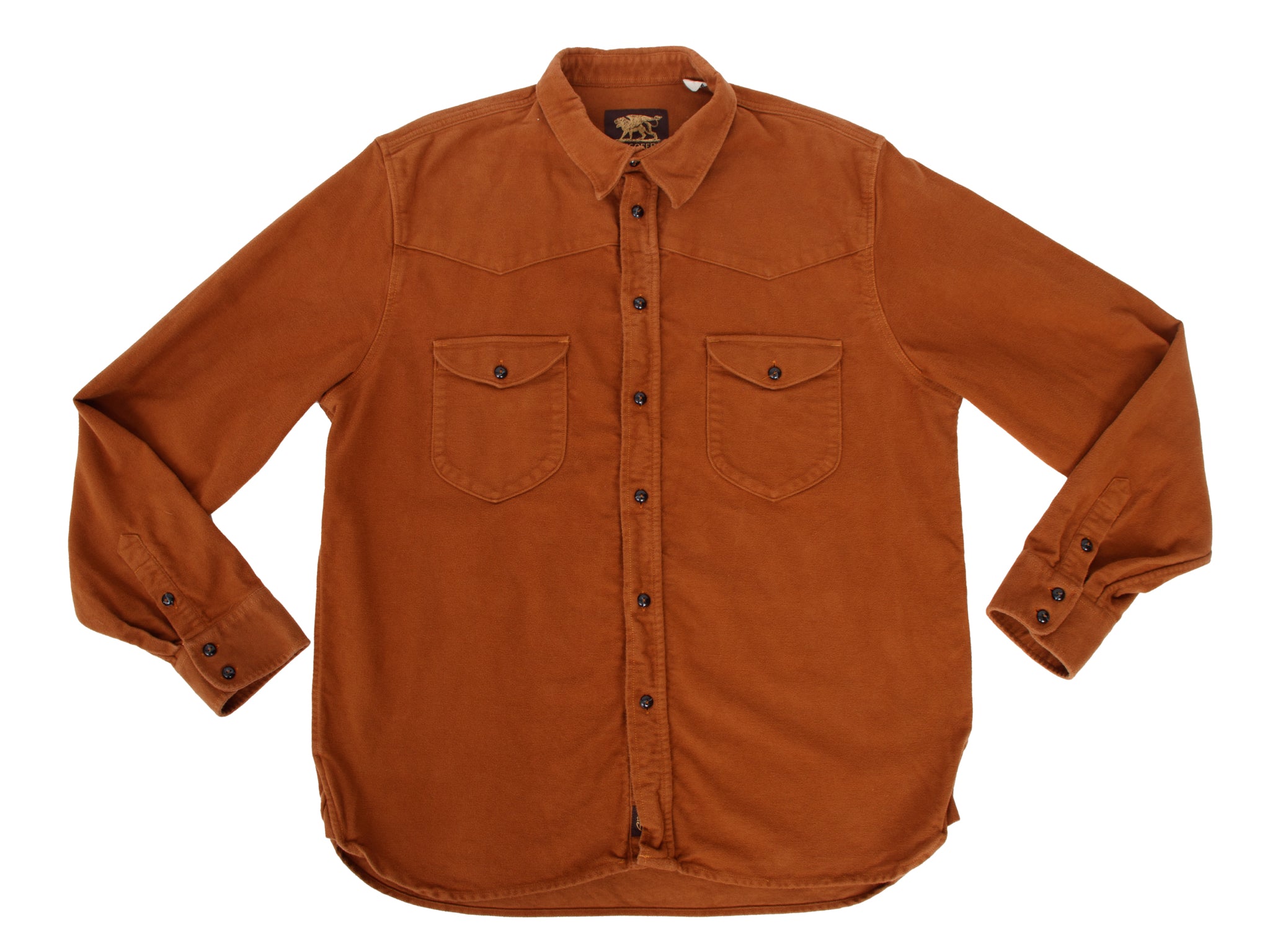 Indigofera "Manolito" Moleskin Cotton Shirt