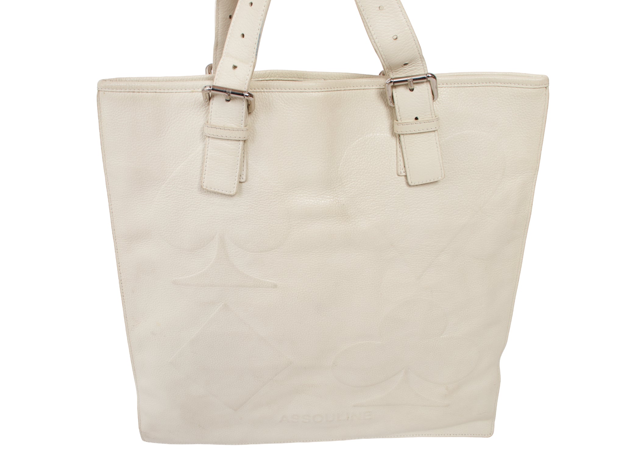 MCM Assouline Leather Suit of Cards Tote Bag as-is