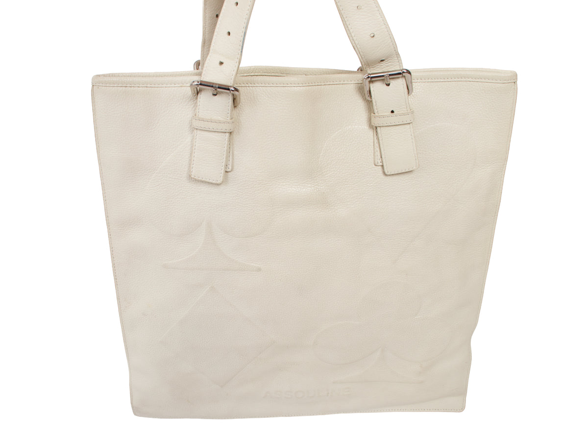 MCM Assouline Leather Suit of Cards Tote Bag as-is