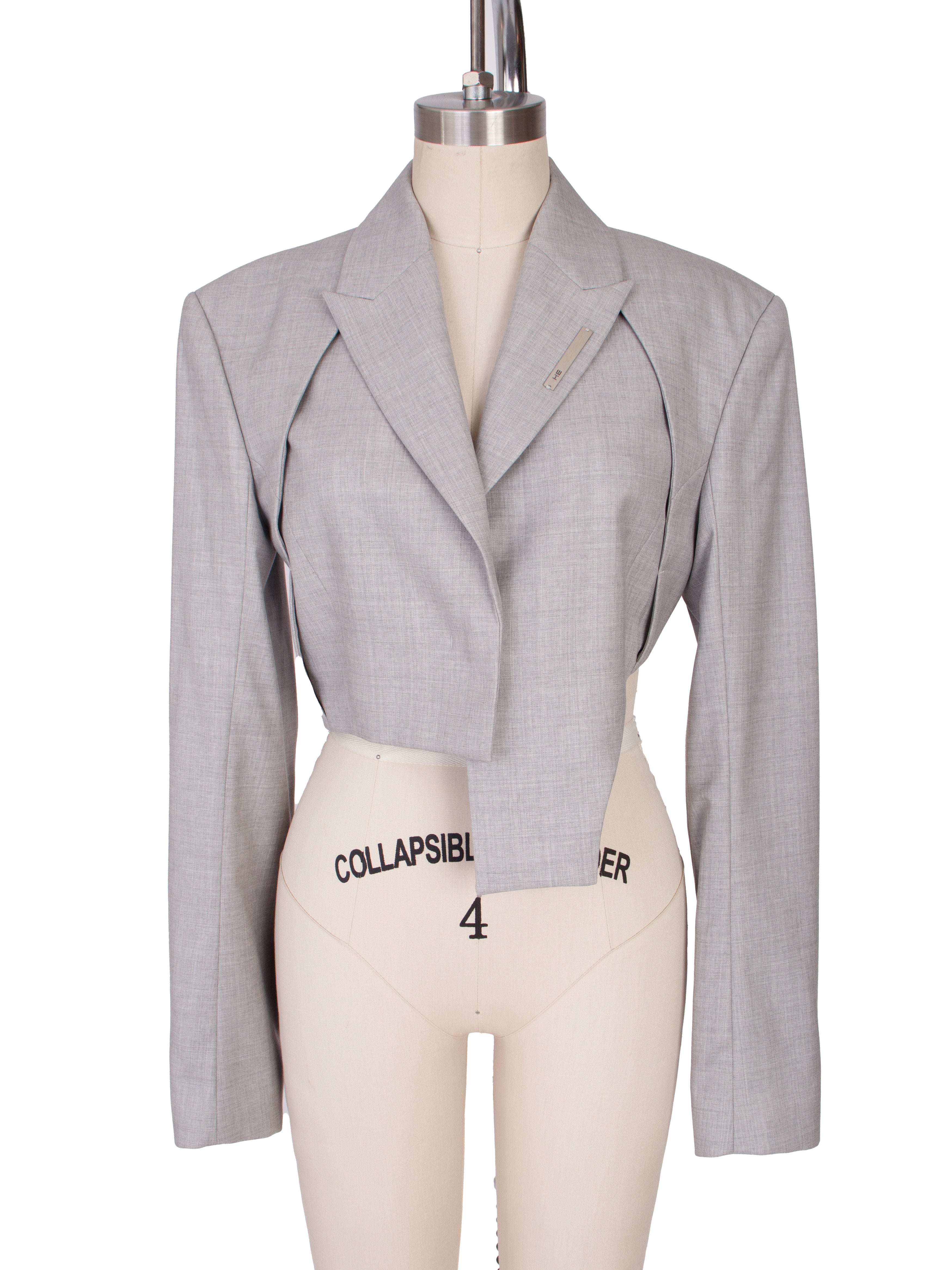 Helliot Emil Wool Asymmetrical Blazer