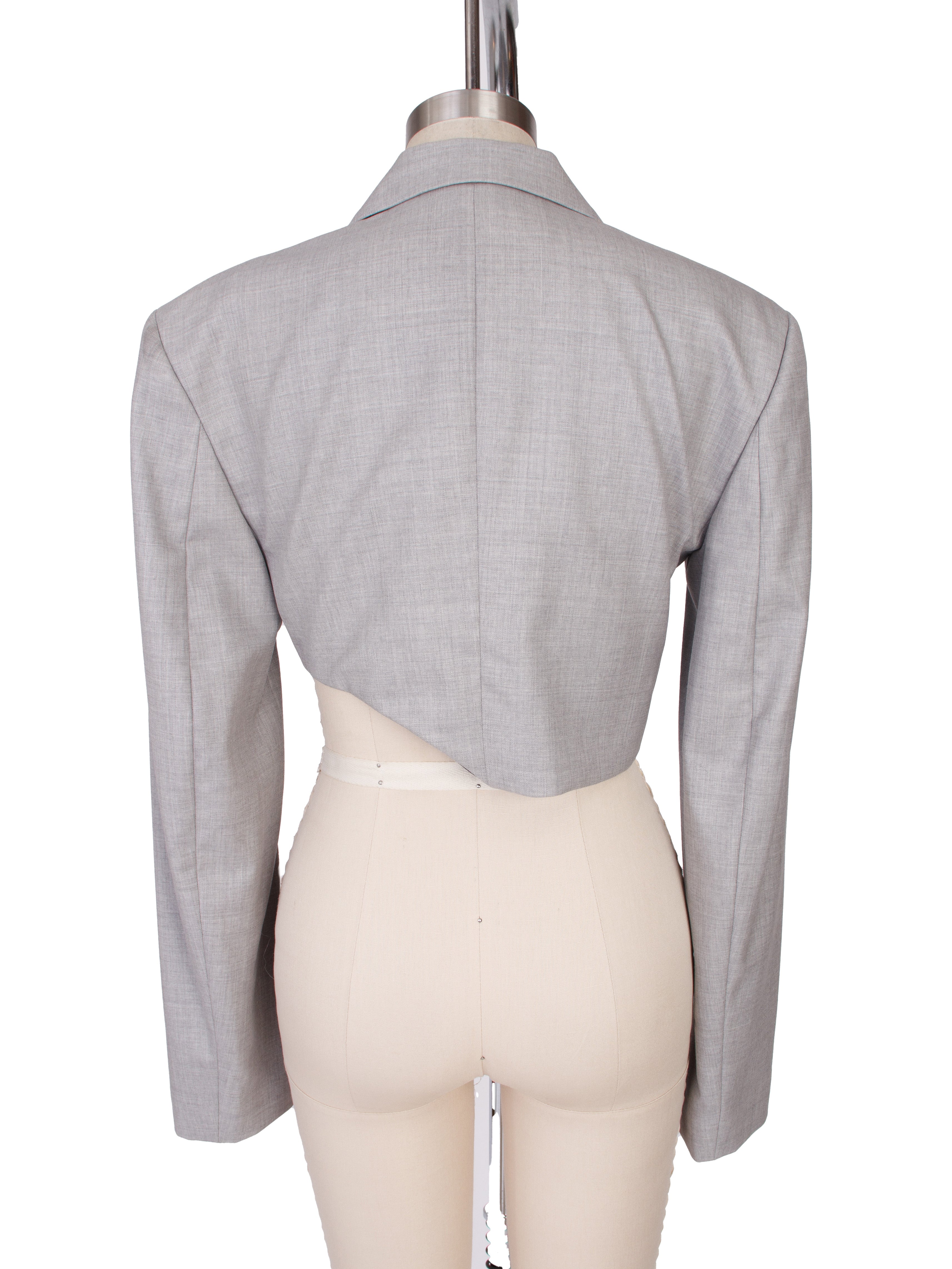 Helliot Emil Wool Asymmetrical Blazer