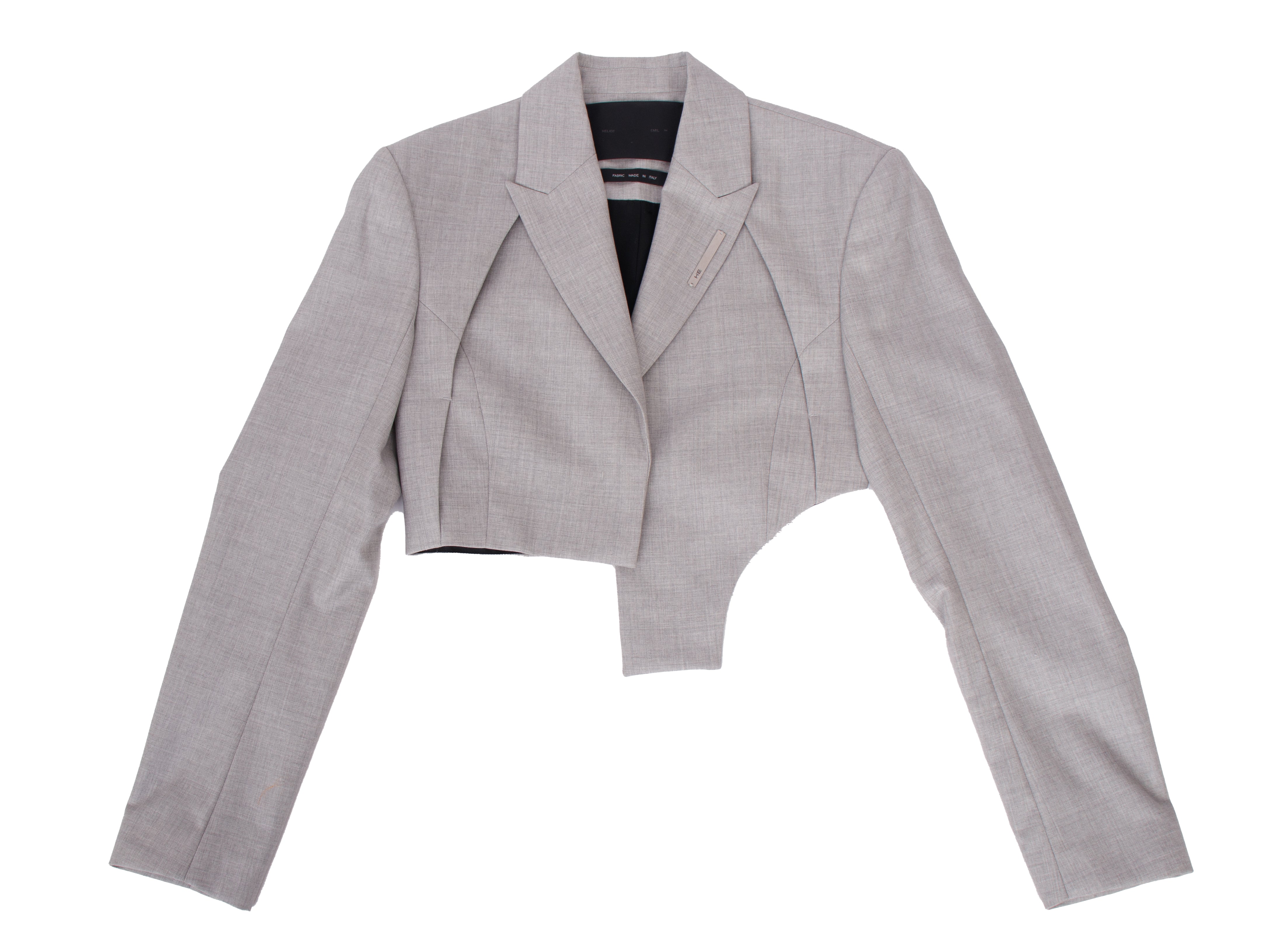 Helliot Emil Wool Asymmetrical Blazer
