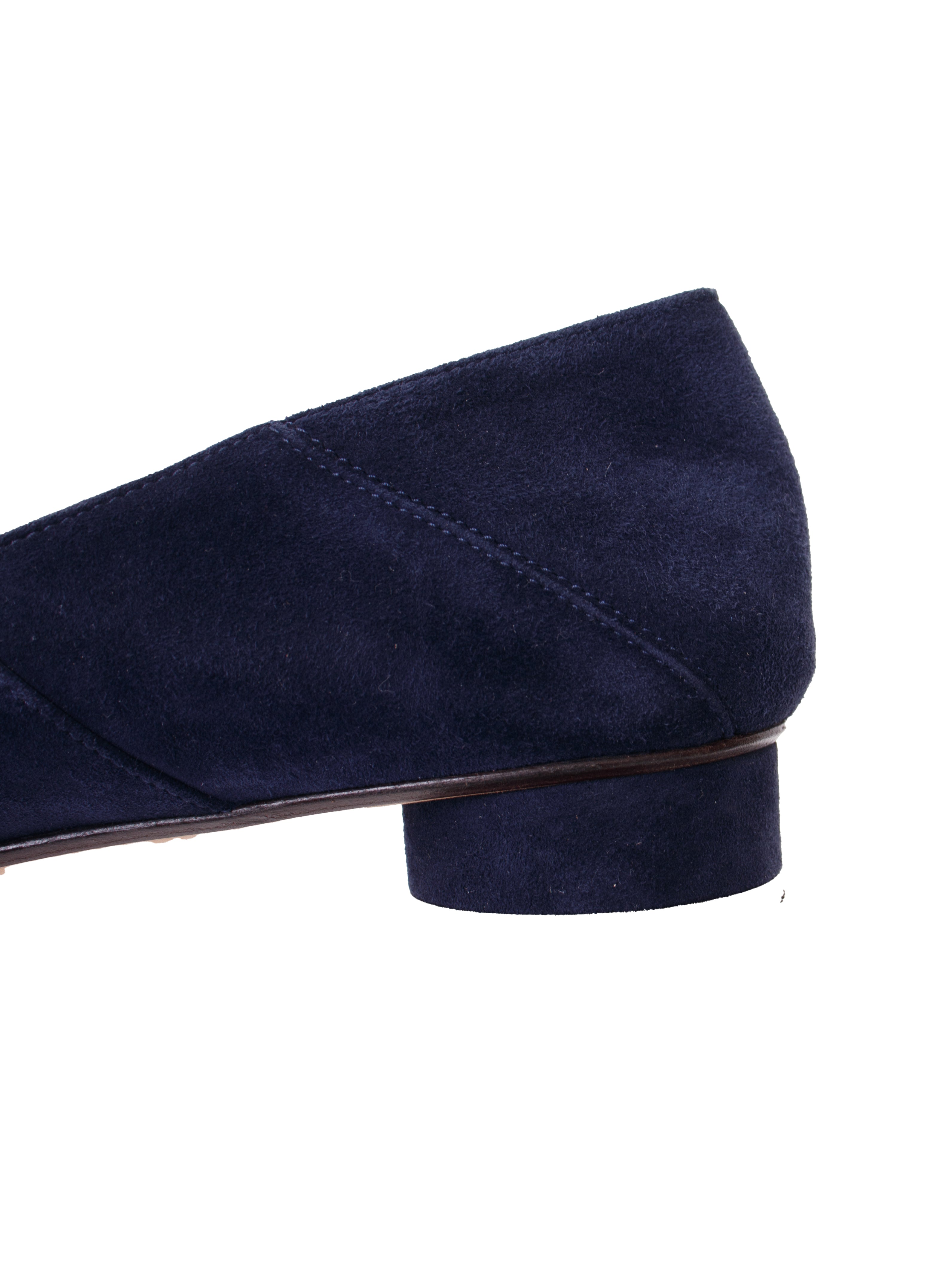 The Row Noelle Suede Loafers | Mercy Vintage