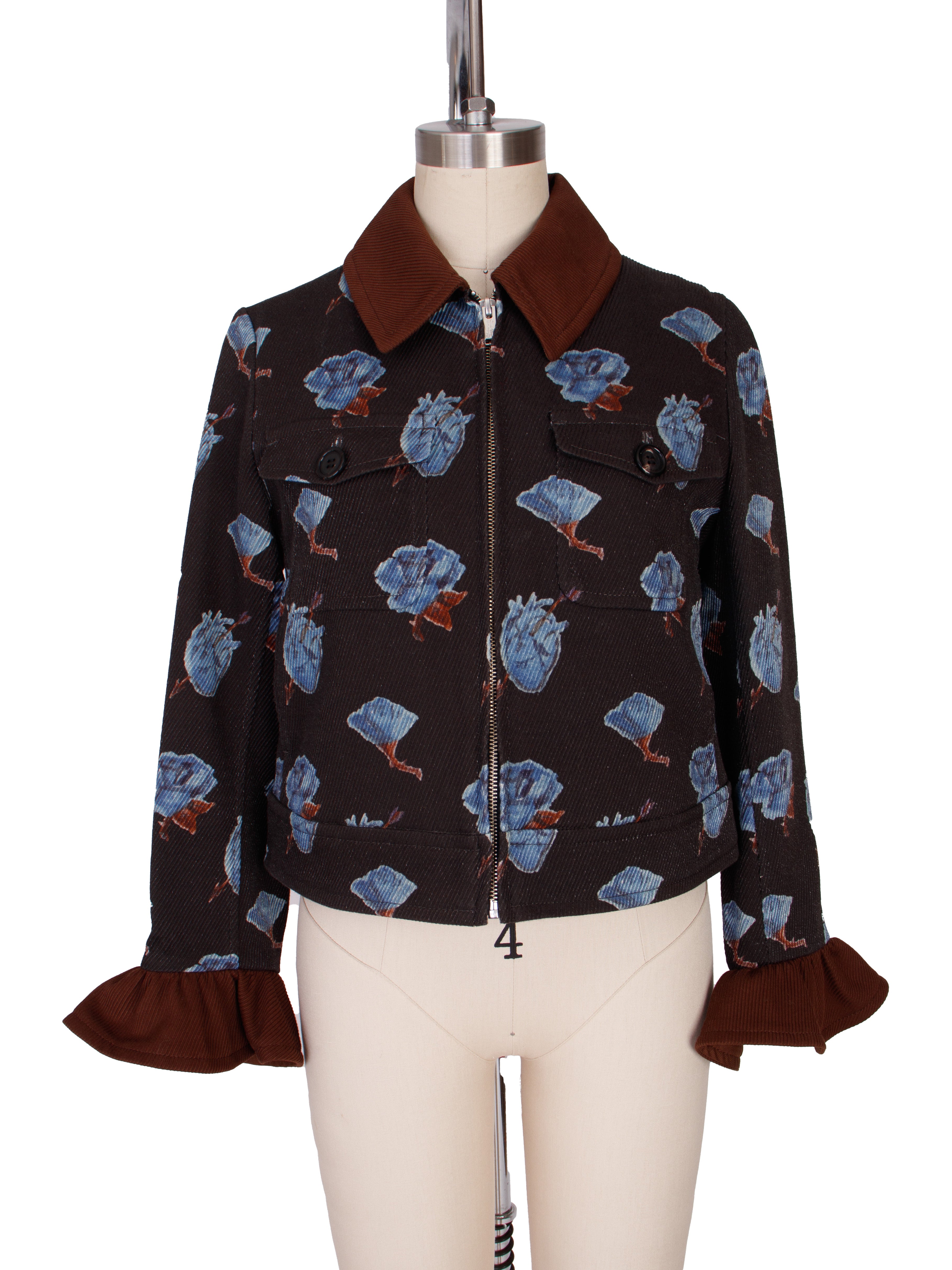 Undercover Jun Takahasi Twill Floral Jacket | Mercy Vintage