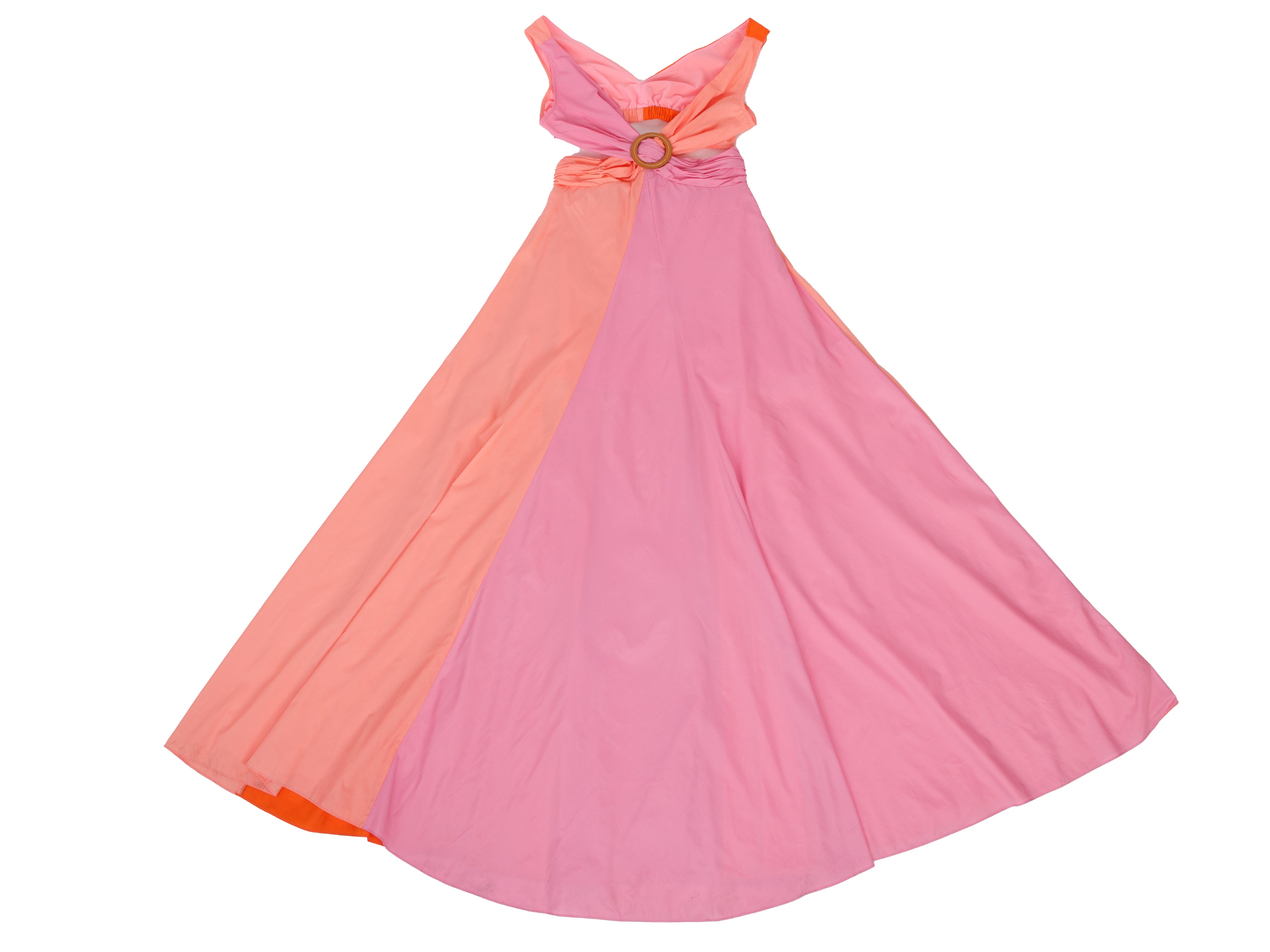 美品✨AMERI CROSS STRAP CUT DRESS S Maya Paradiso Belted Dress | GUESS