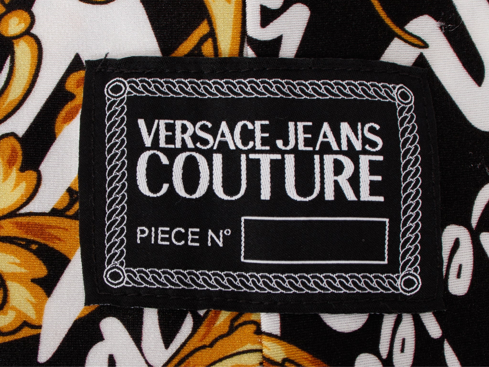 Versace Jeans Couture Nylon Logo Bodysuit