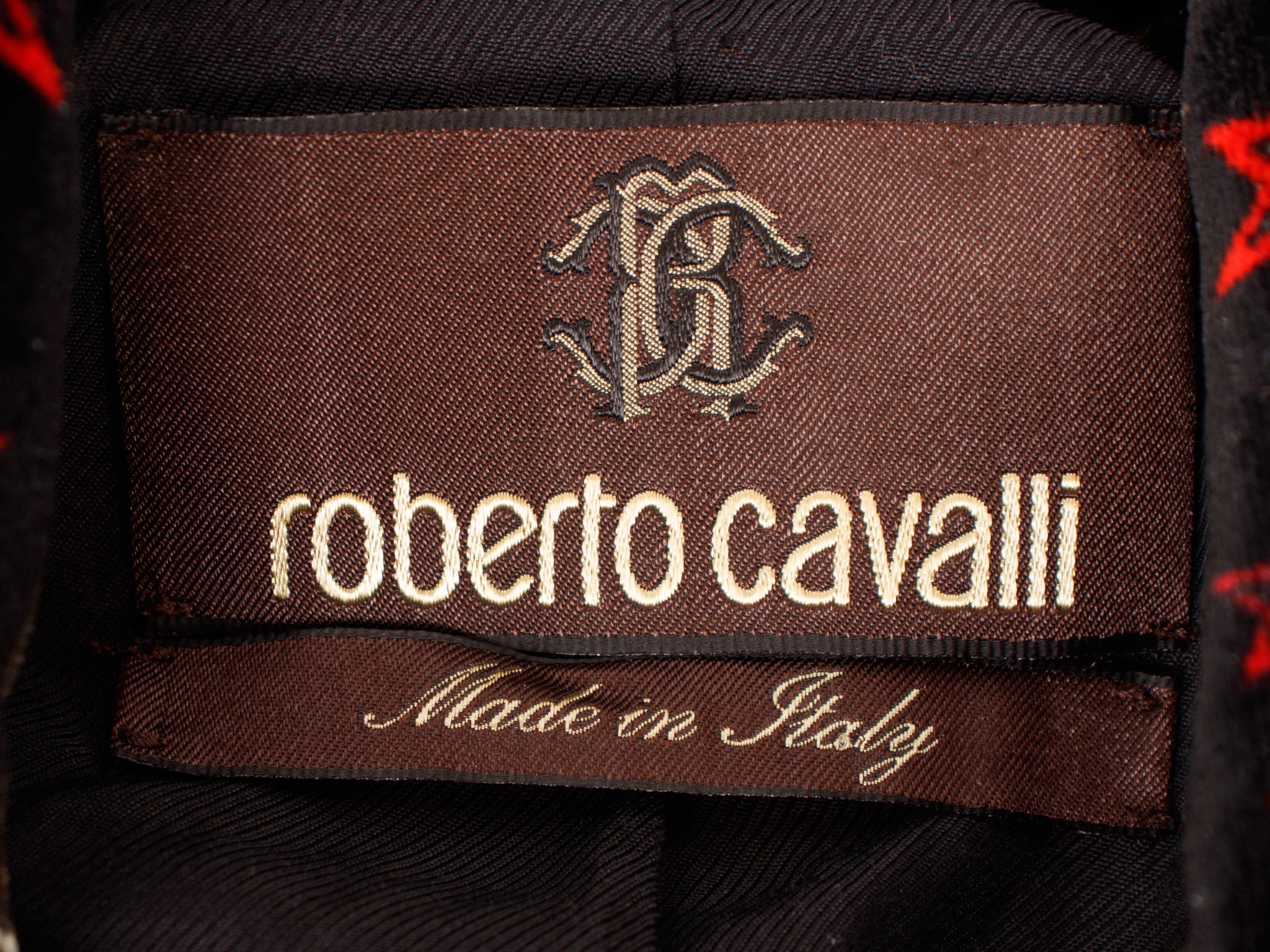 Roberto Cavalli Velvet Floral Print Blazer