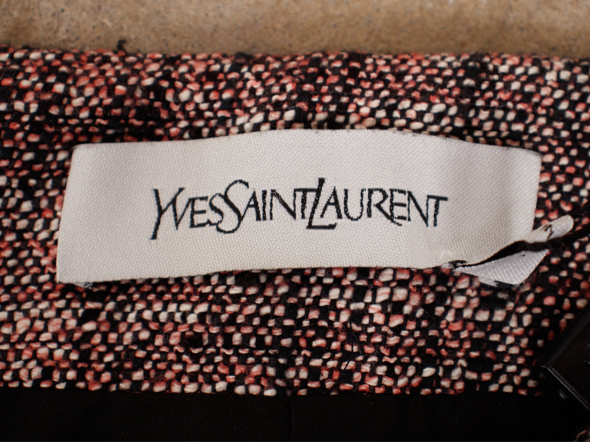 2007 Yves Saint Laurent Tweed Skirt Suit