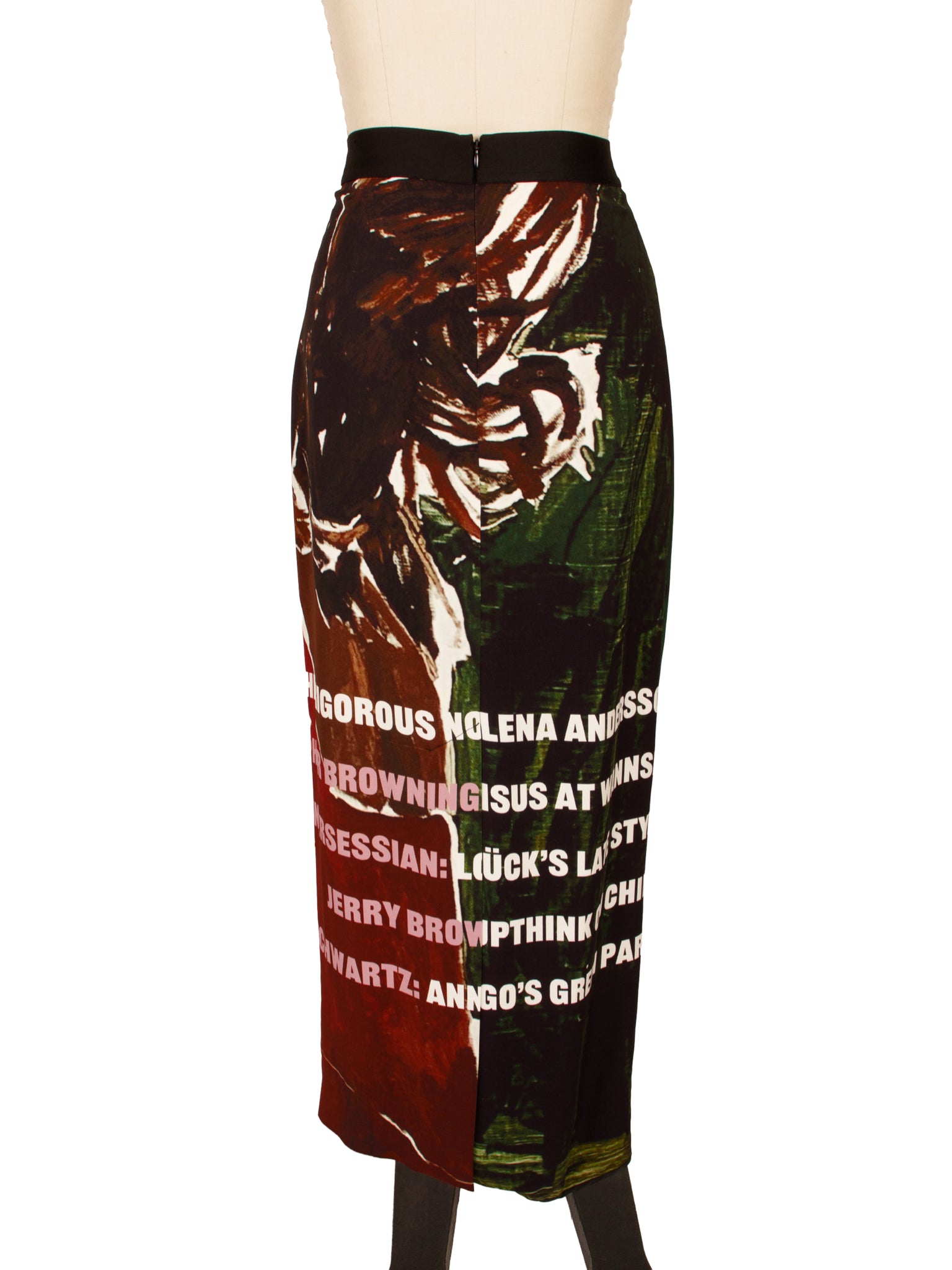Rachel Comey Limited Edition NY Book Print Skirt