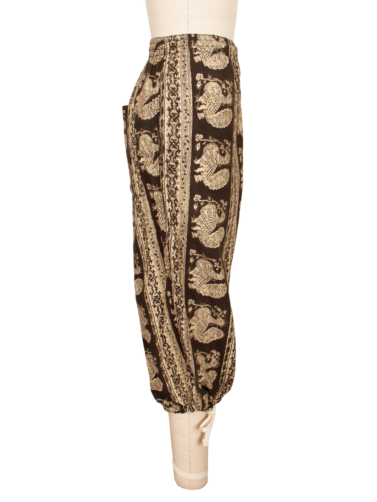 Beams Graphic Cropped Pants