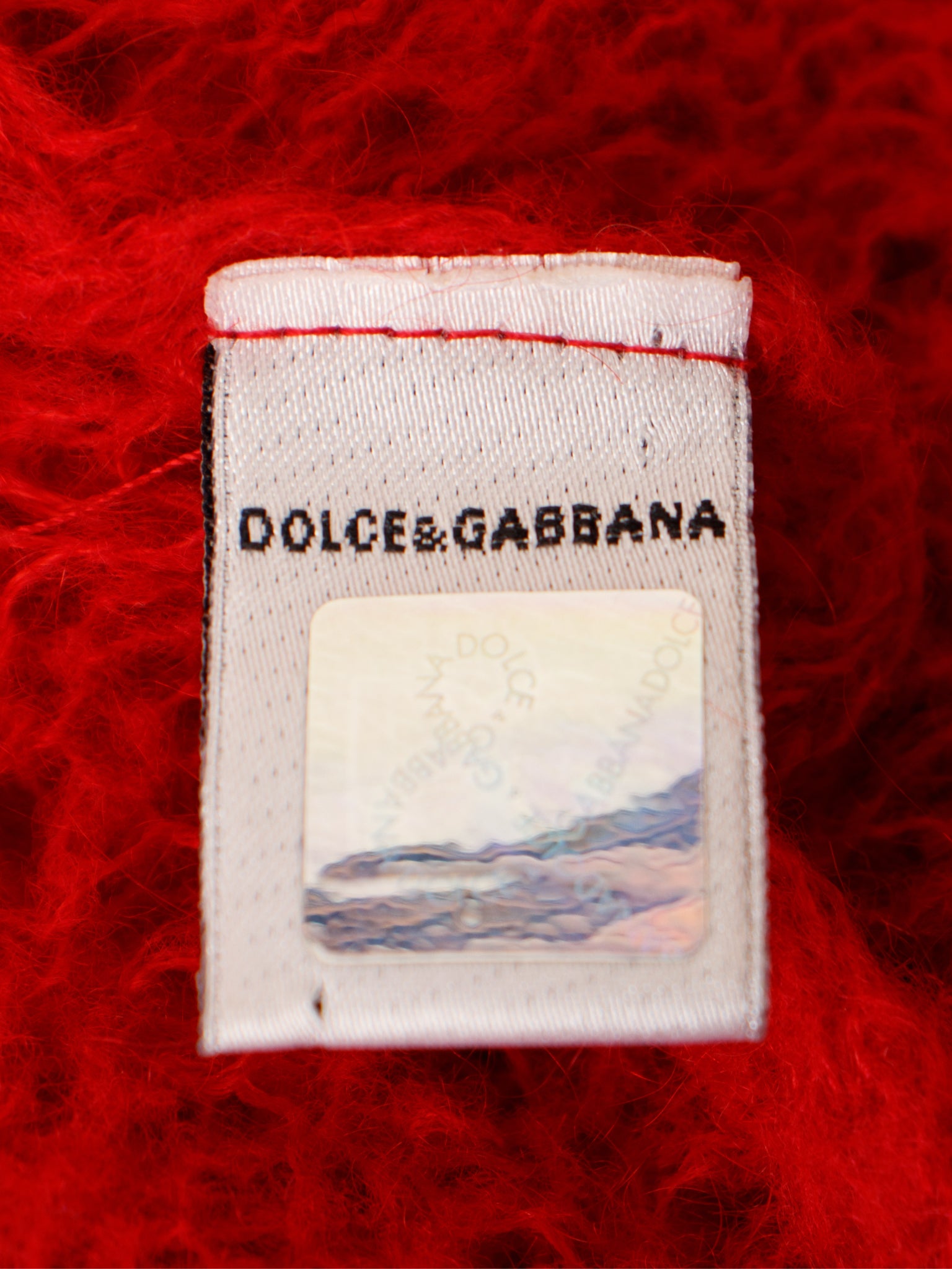 Dolce & Gabbana Mohair Exaggerated Funnel Neck Sweater