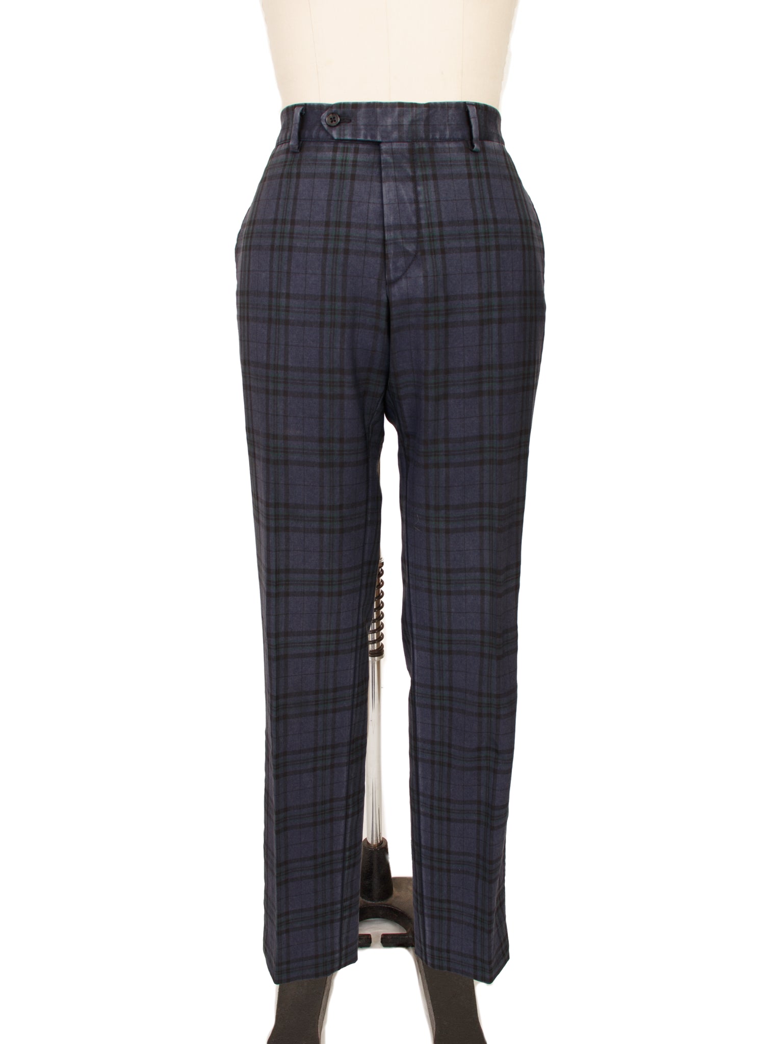Belvest Wool Woven Check Pantsuit