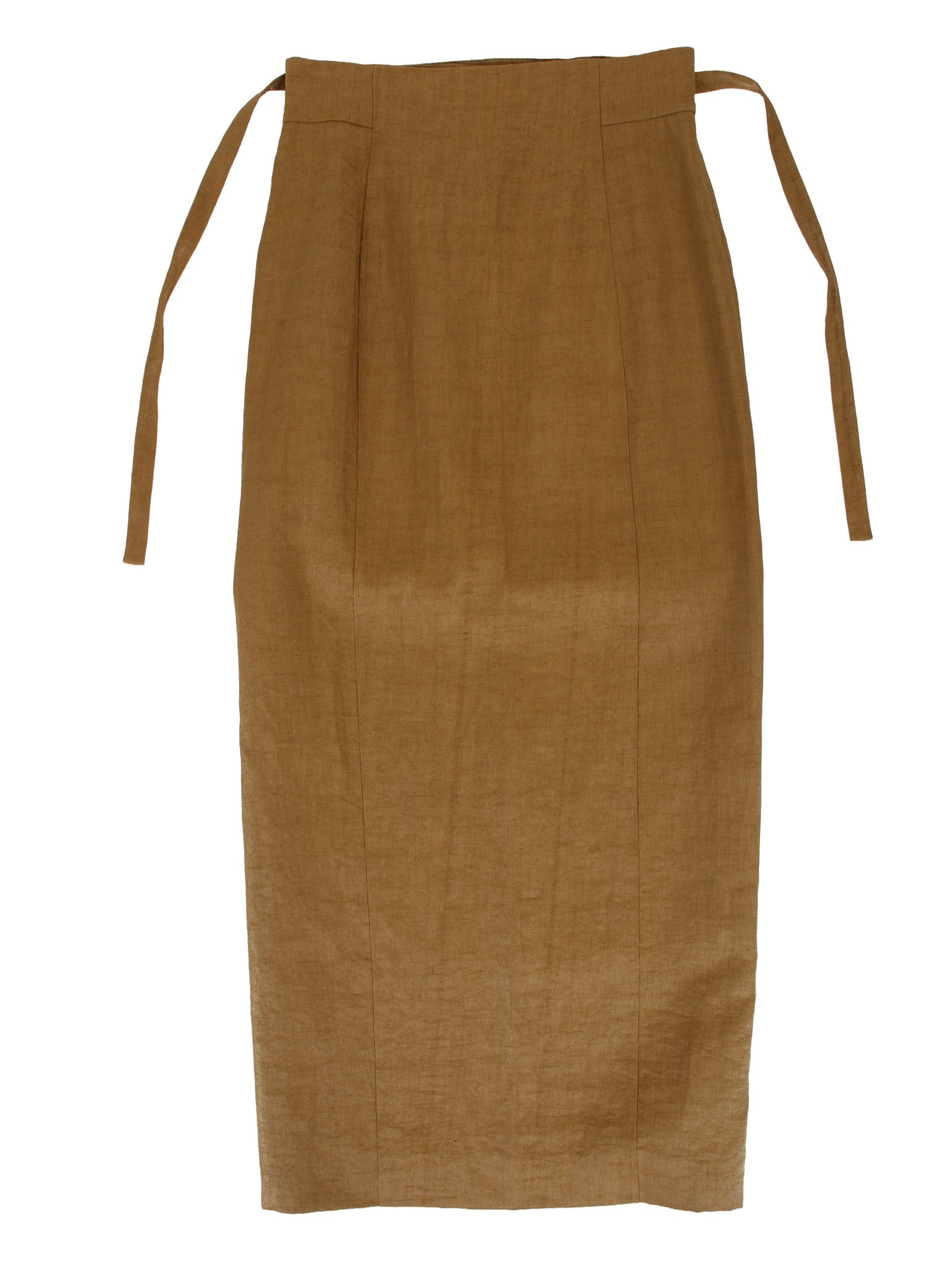 Kenzo Iridescent Linen Blend Wrap Skirt