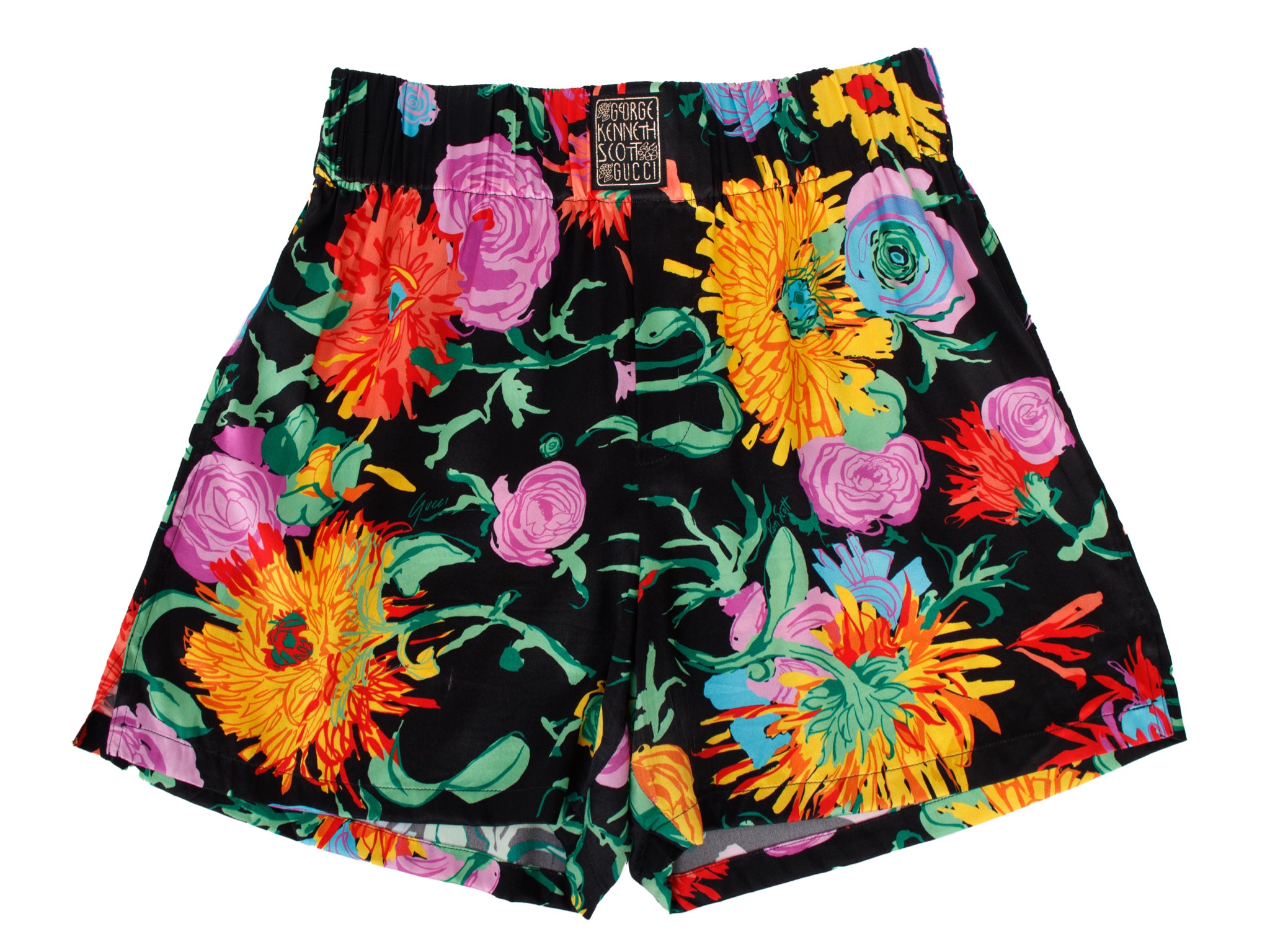 Gucci x Ken Scott Silk Floral Boxer Shorts