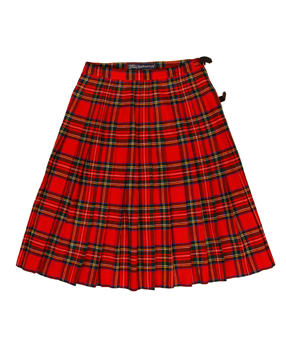 Burberry's Wool Tartan Kilt Skirt