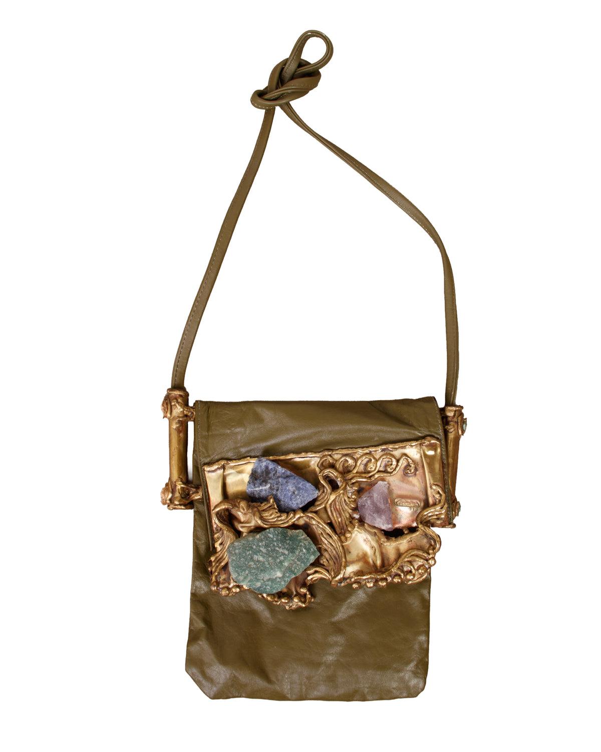 Carvalhu Rio Ernande Brutalist Quartz Crossbody Bag